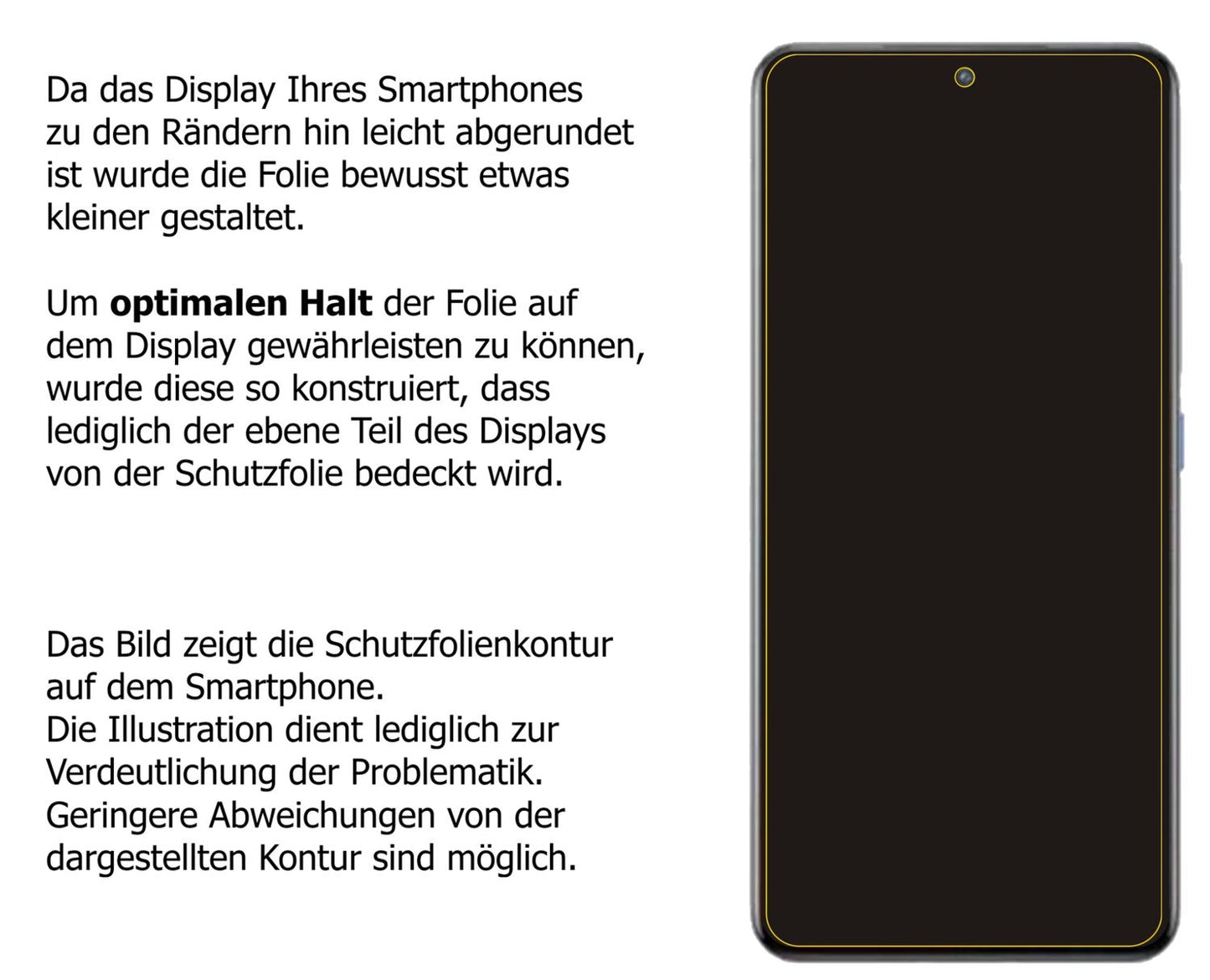 Dünne und klare Folie passend zugeschnitten für Vivo iQOO 8