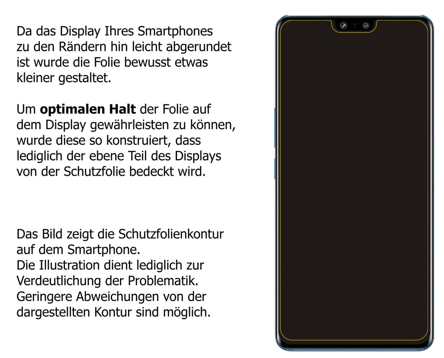 Dünne und klare Folie passend zugeschnitten für Vivo S12 Pro
