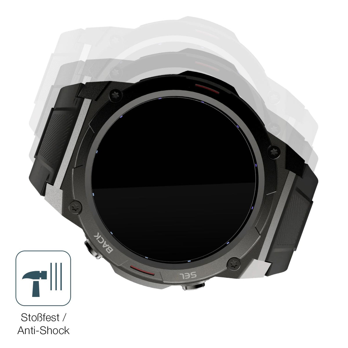 Flexible TPU-Folie passend zugeschnitten für GARD PRO Ultra 2+, vollständige Abdeckung