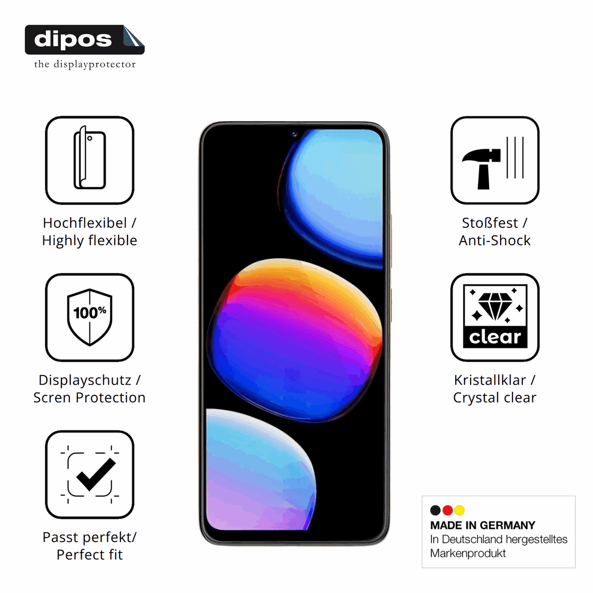 Displayschutz hergestellt in Deutschland, h�chste Qualit�t made in Germany