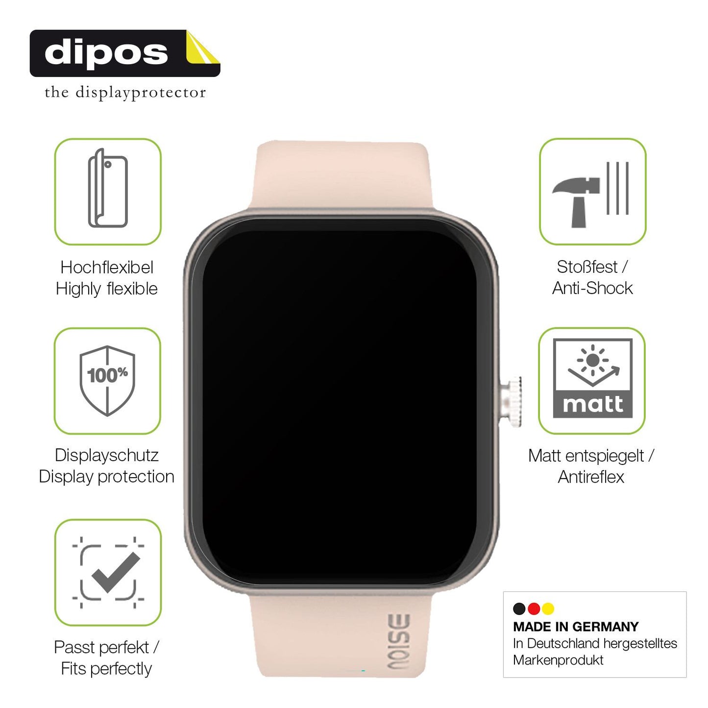 Displayschutz hergestellt in Deutschland, höchste Qualität made in Germany
