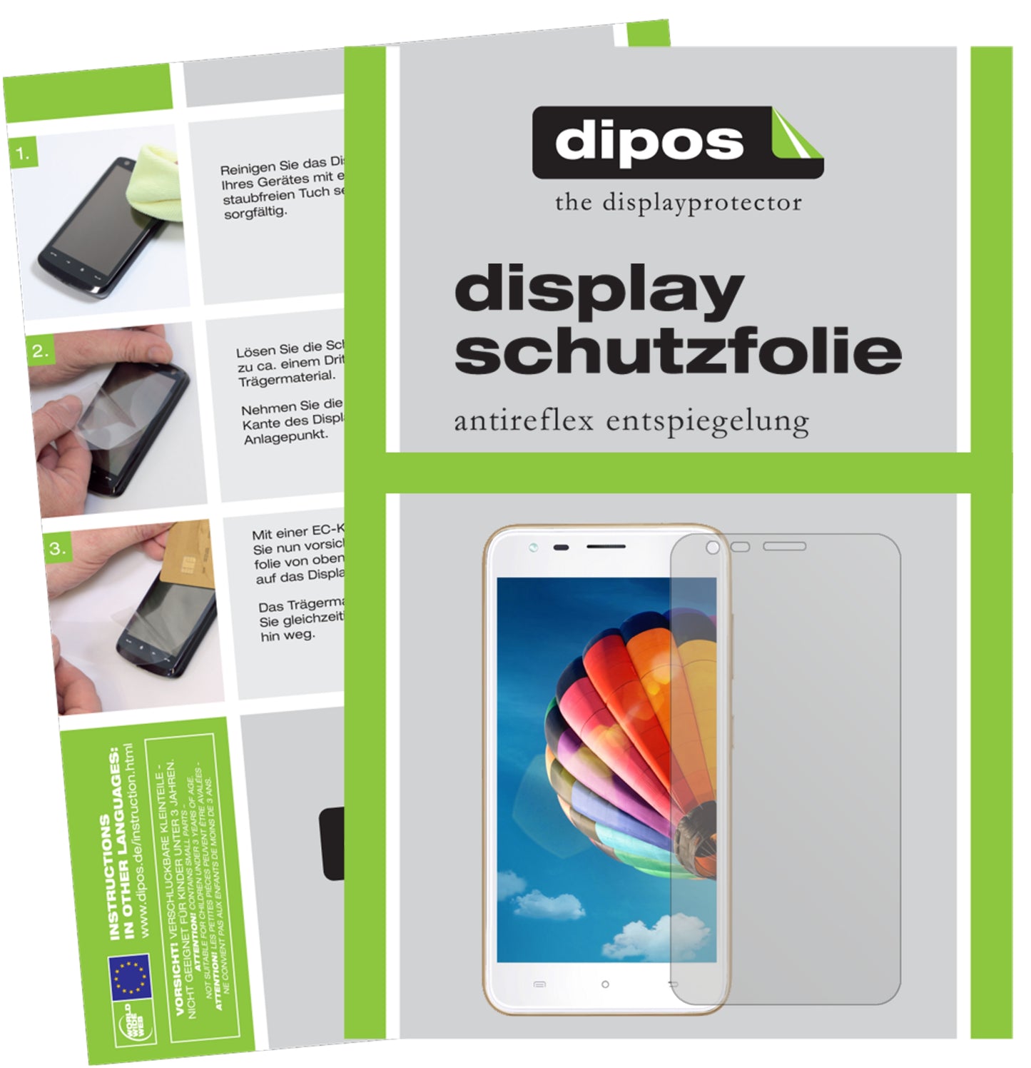 Mattes Panzerglas: Entspiegelte, dünne Folie, Fingerabdruckresistenz und Bildschirmschutz für Hafury-Mix