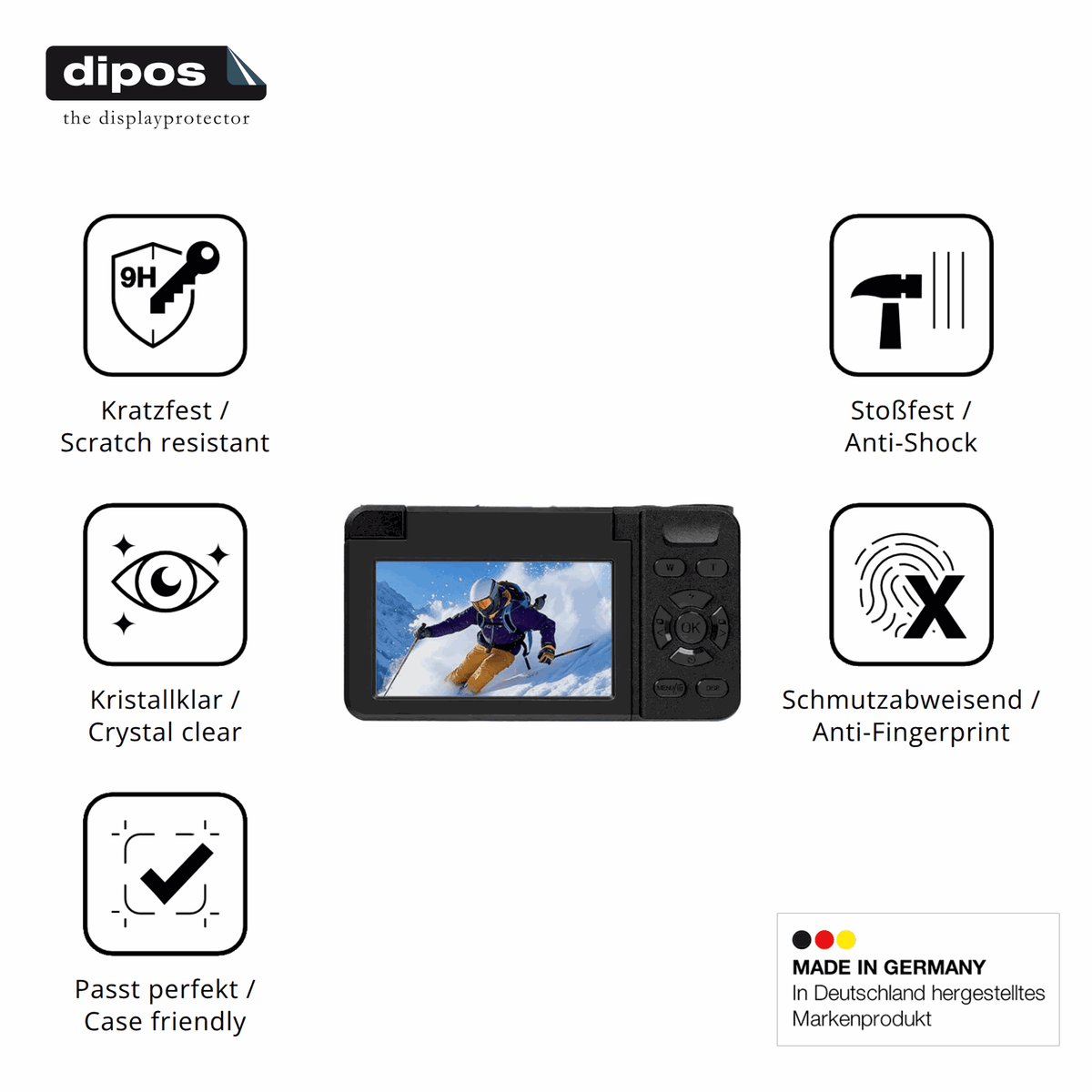 2x Screen Protector for HERBYD A61 Flexible Glass 9H dipos