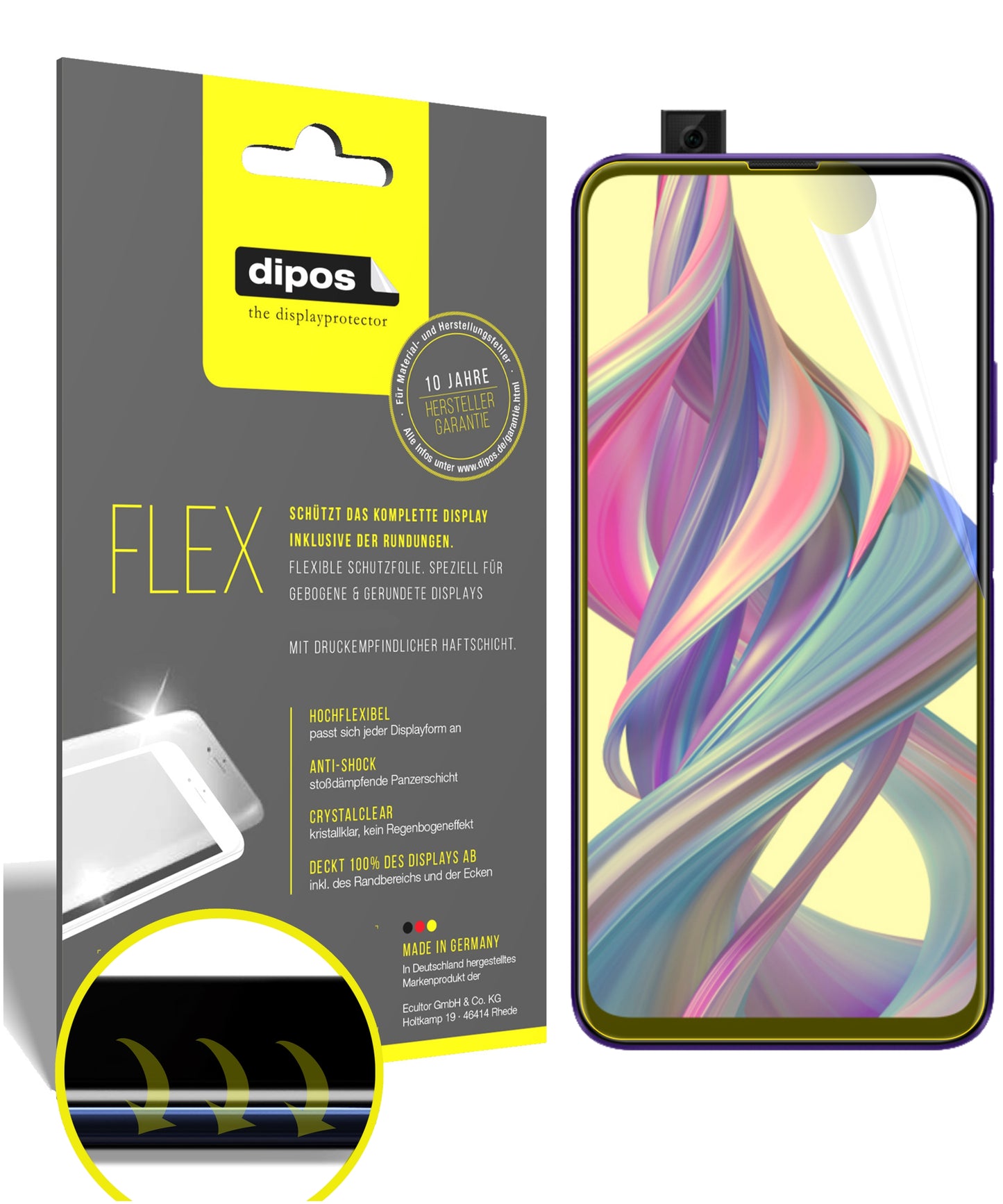 3D Full Cover Displayschutzfolie: Case-freundlicher Schutz mit perfekter Passform für dein Display.