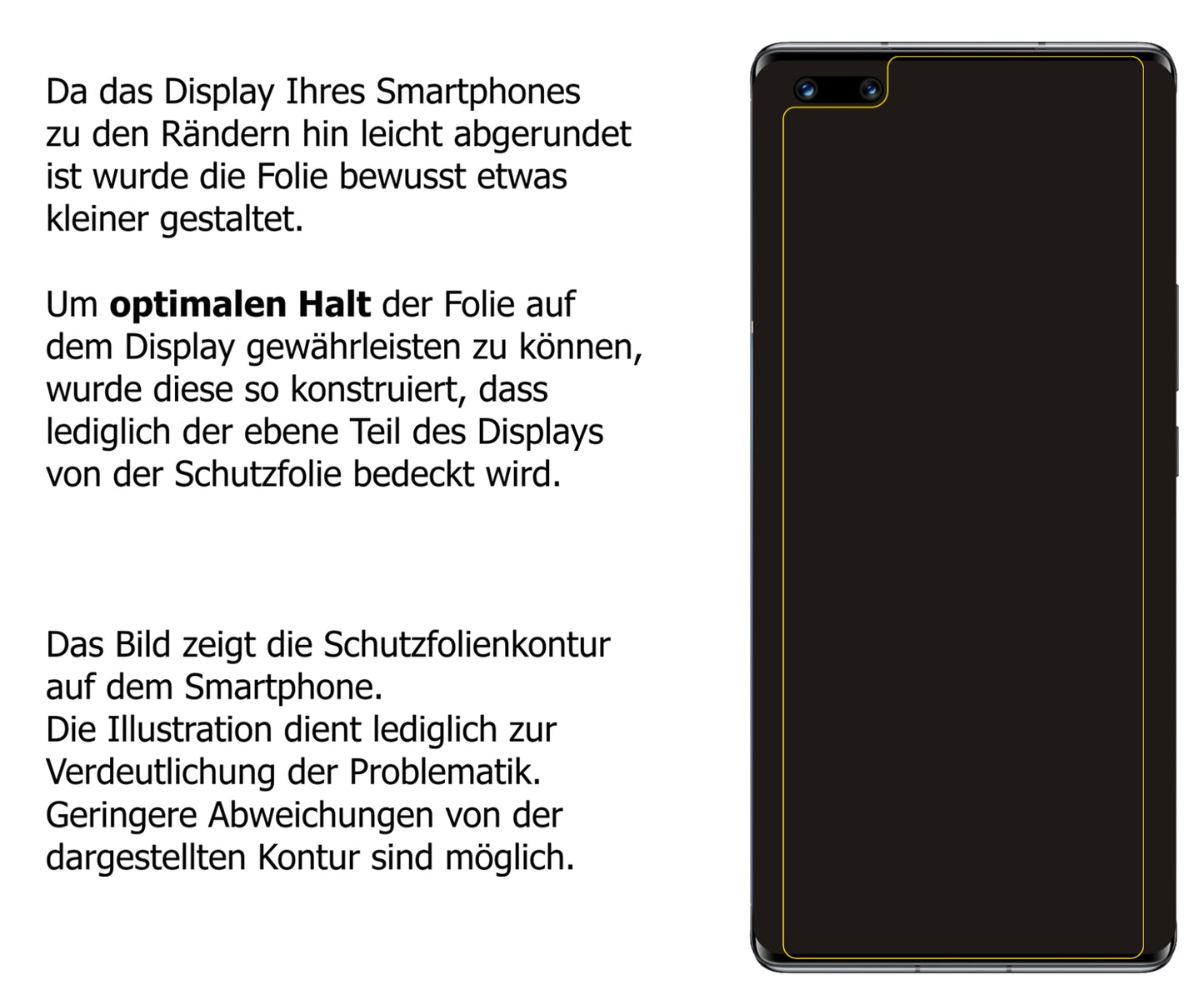 Privatsphäre-Schutz durch Sichtschutz-Folie passend zugeschnitten für Honor Magic 3