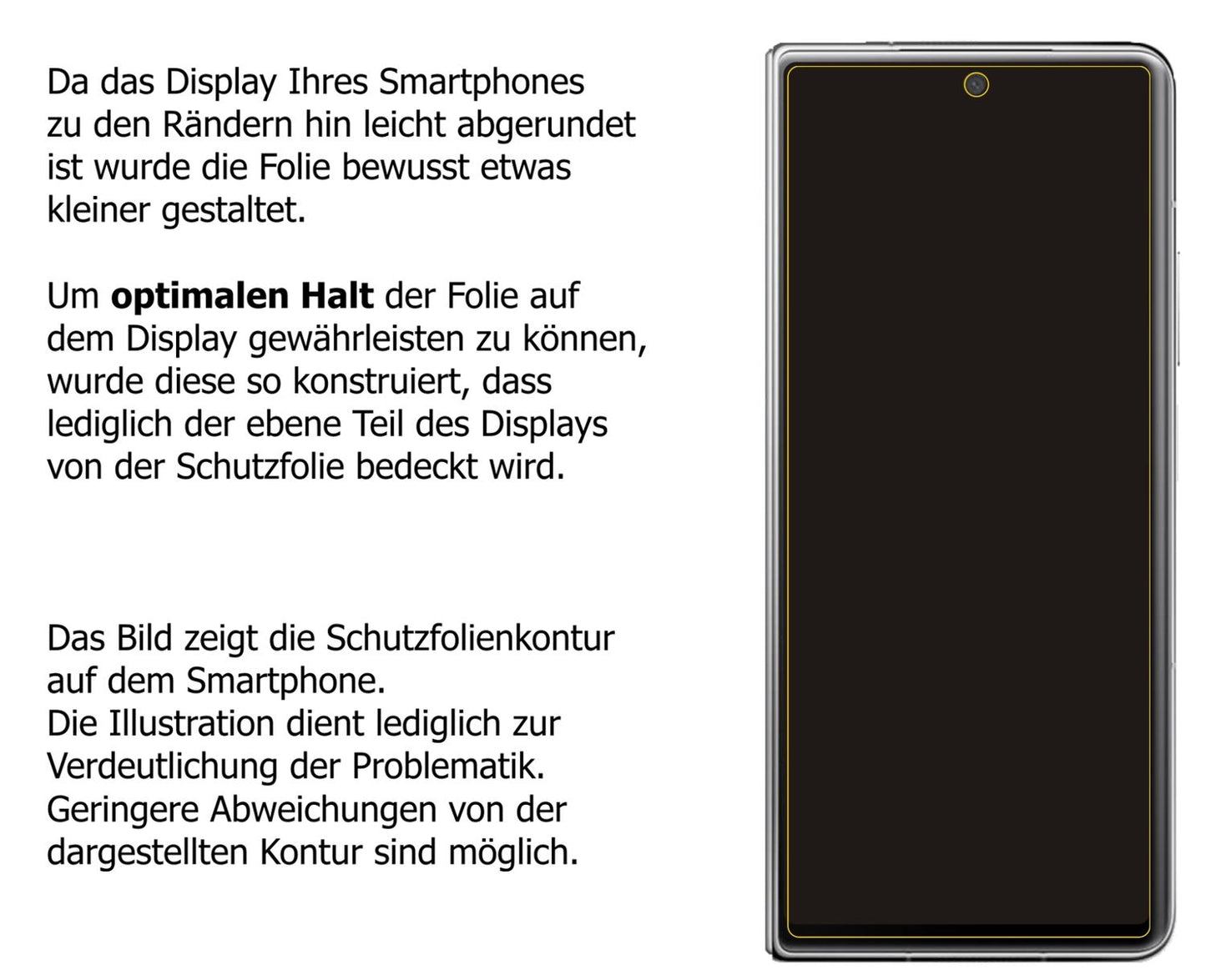 dipos Displayschutz für Honor Magic V Rückseite, transparente Oberfläche, perfekte Passform auch für die Rundungen