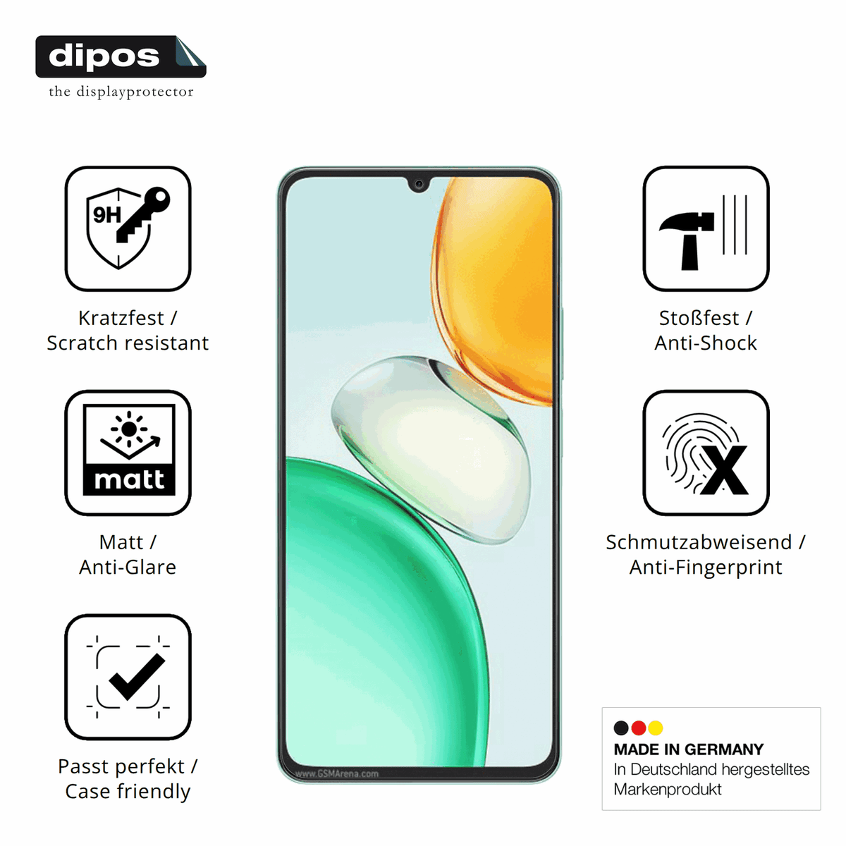 Displayschutz hergestellt in Deutschland, höchste Qualität made in Germany