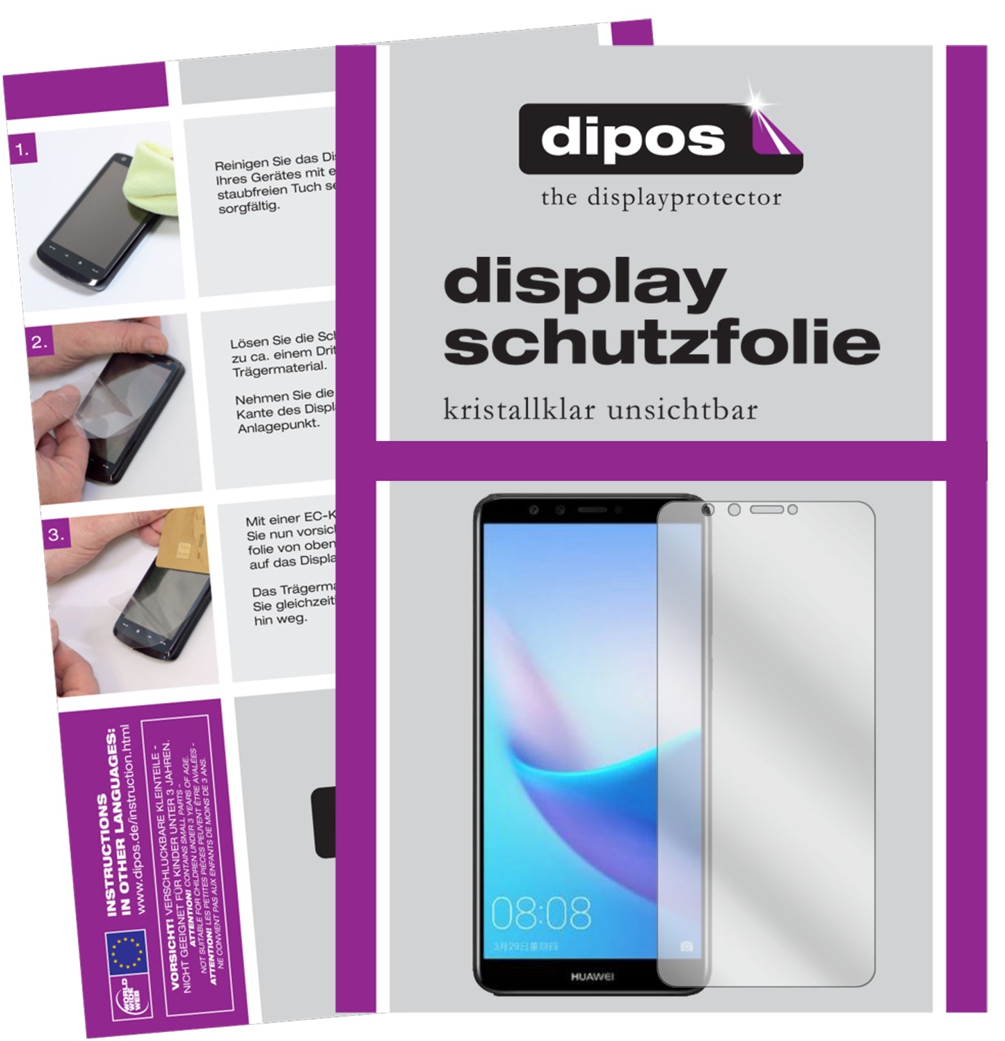 Displayschutzfolie passend für Huawei Enjoy 8e