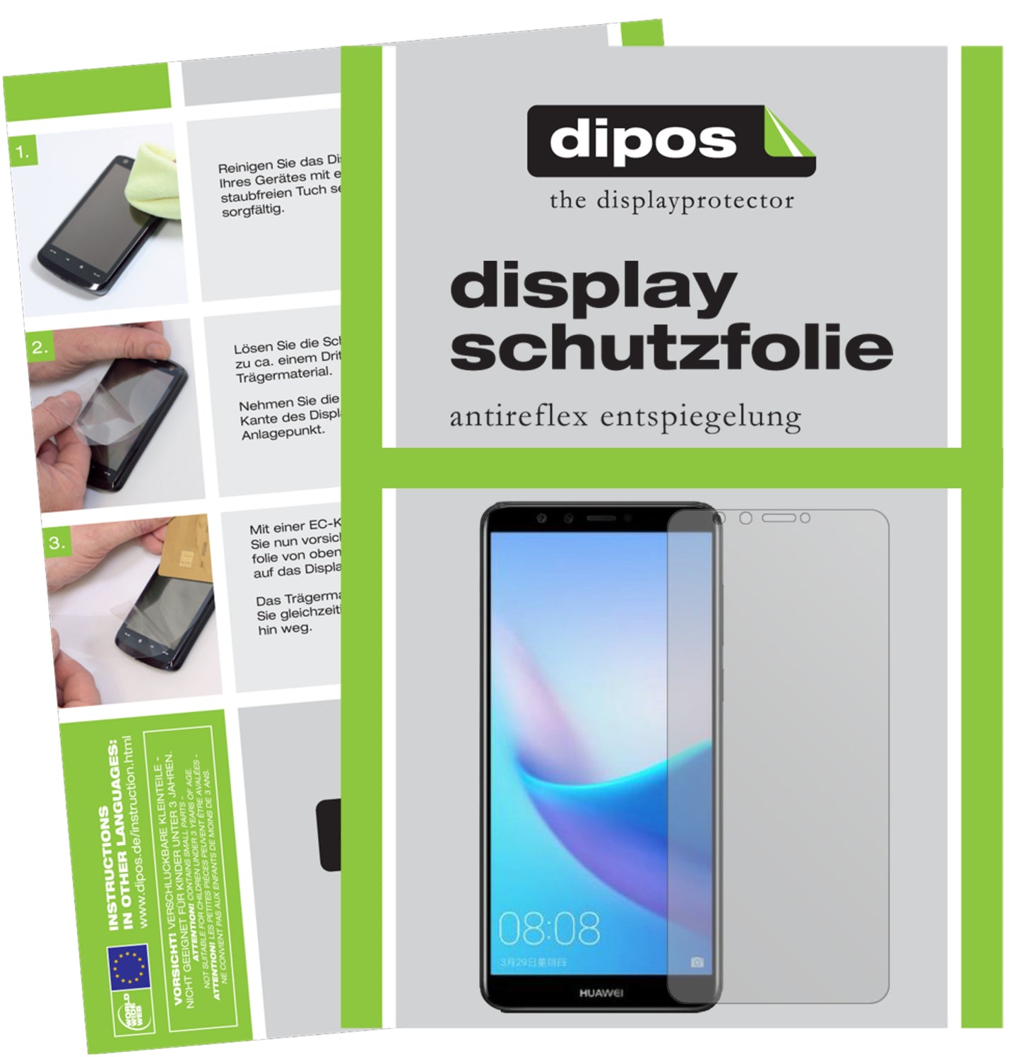 Displayschutzfolie passend für Huawei Enjoy 8 Plus