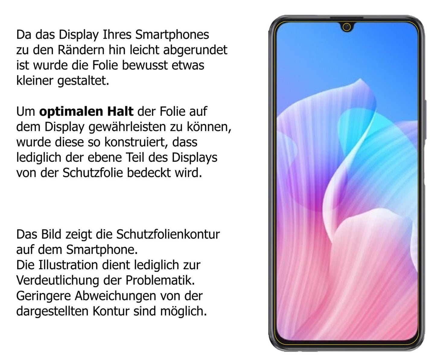 2x Screen Protector for Huawei Enjoy Z 5G Protection Crystal Clear dipos