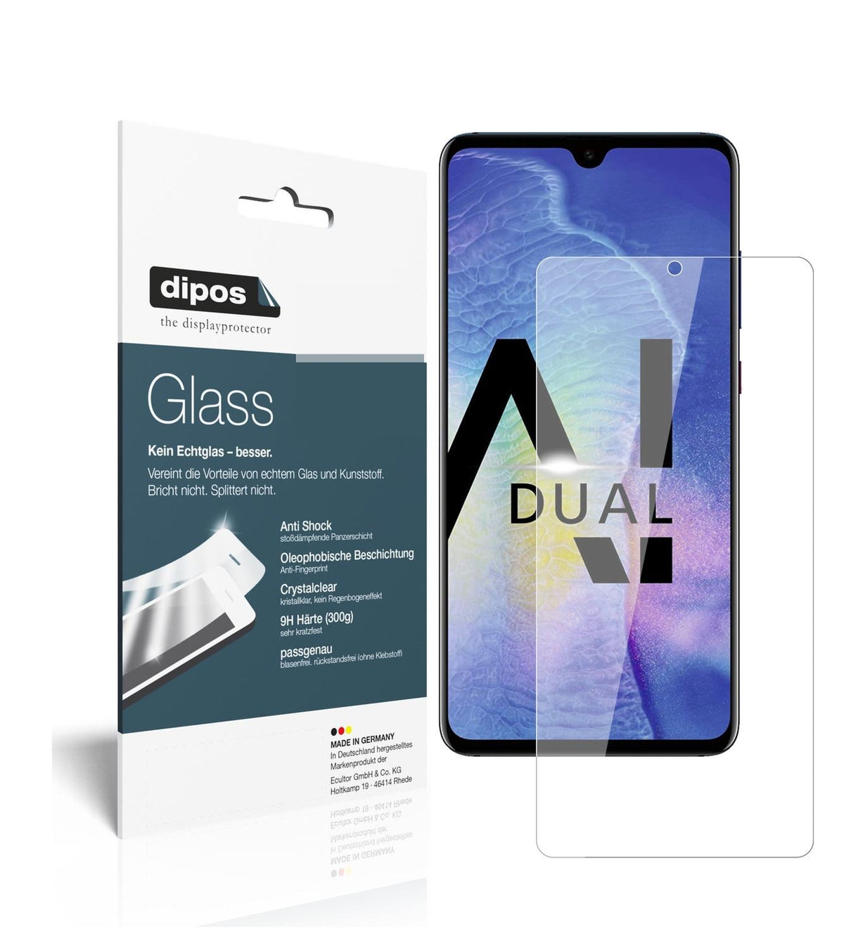 Perfekte Passform und ultimative Qualität: Unser 9H Panzerglas bietet Schutz für Huawei-Mate 20