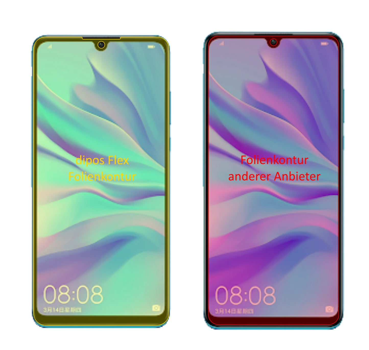3D Full Cover Displayschutzfolie: Case-freundlicher Schutz mit perfekter Passform für dein Display.