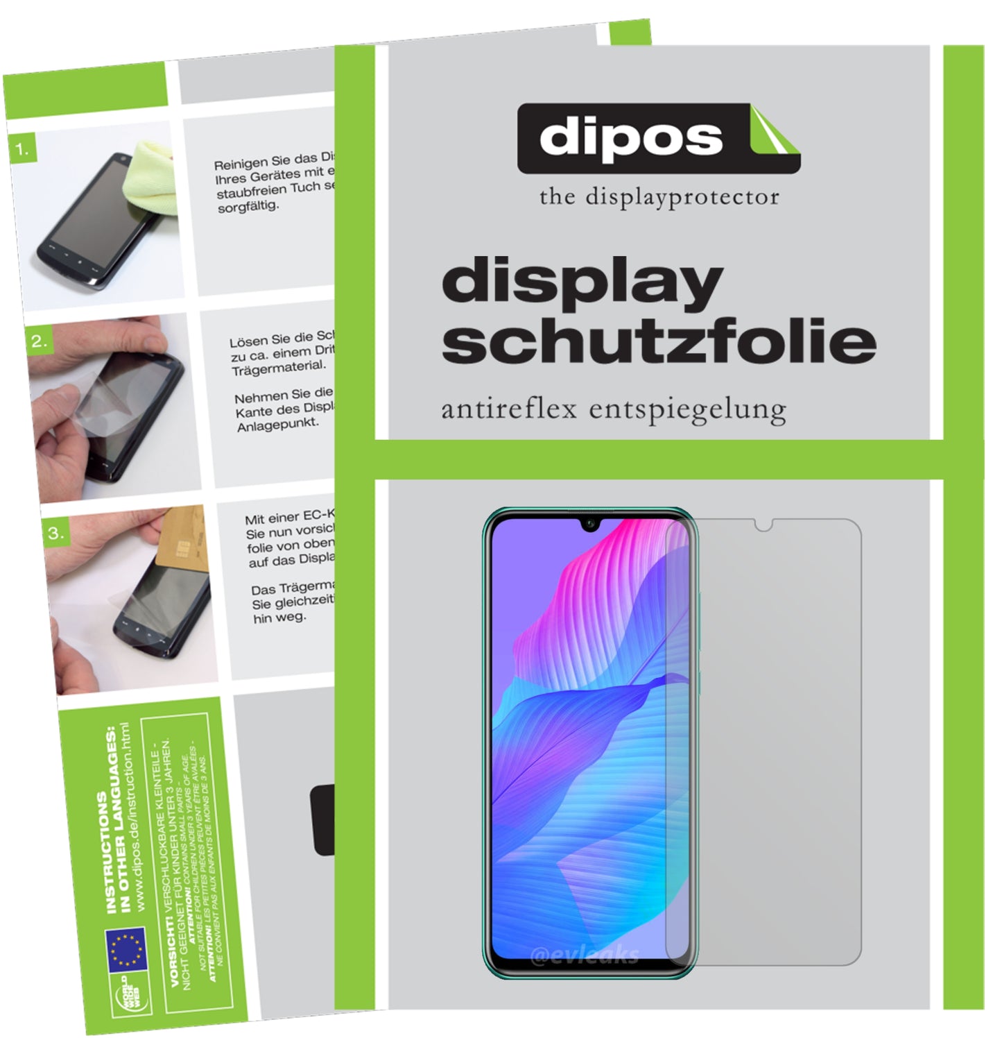 Mattes Panzerglas: Entspiegelte, dünne Folie, Fingerabdruckresistenz und Bildschirmschutz für Huawei-P Smart S