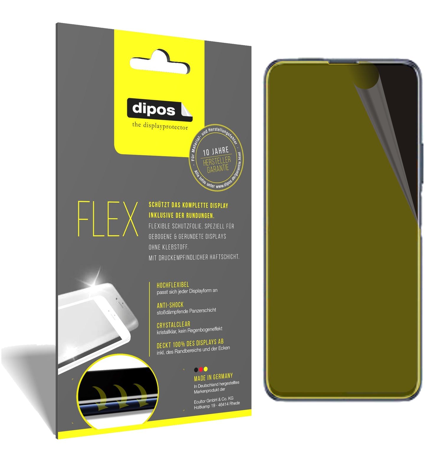 3D Full Cover Displayschutzfolie: Case-freundlicher Schutz mit perfekter Passform für dein Display.