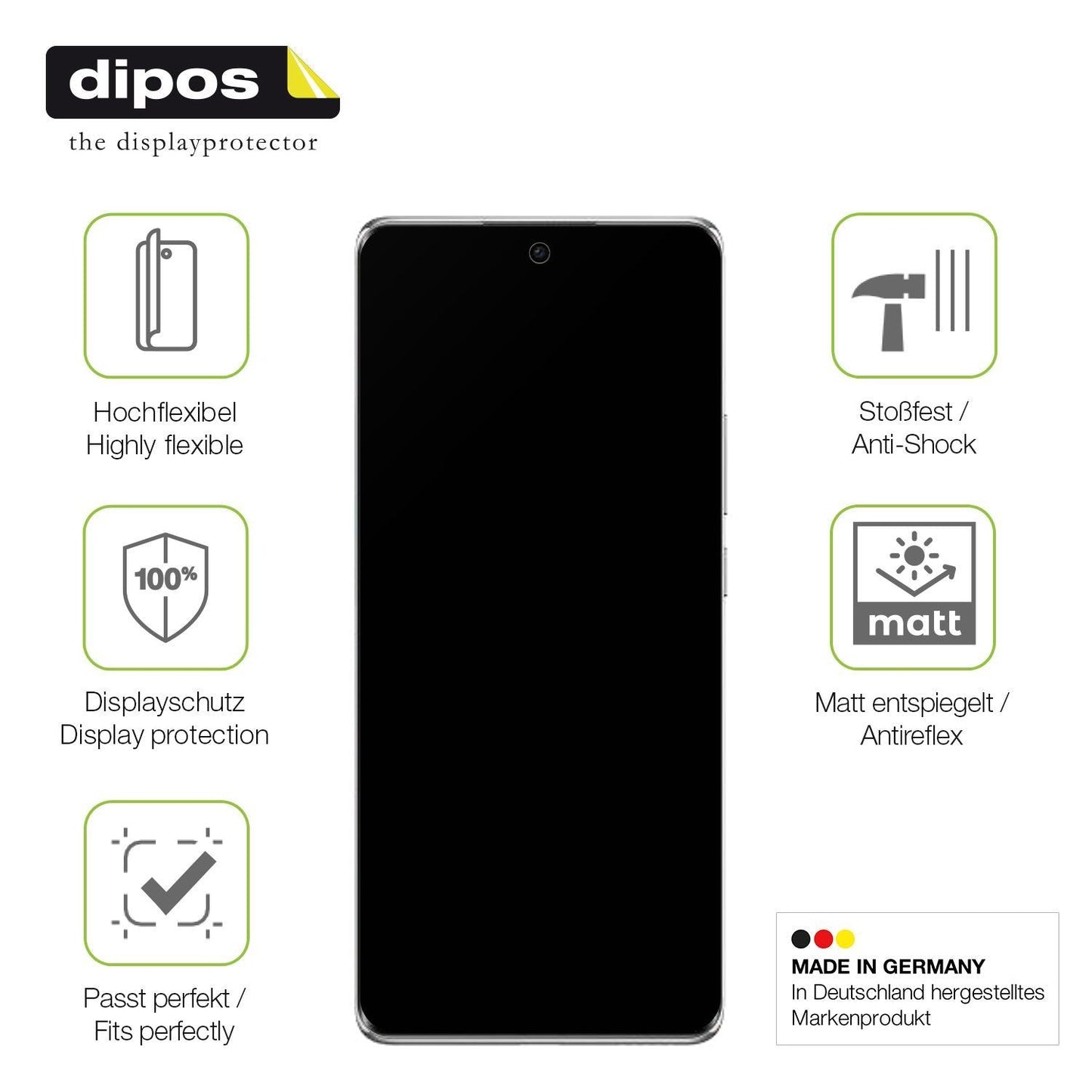 2x Full Cover Schutzfolie matt für OPPO Reno 11 Pr (7)