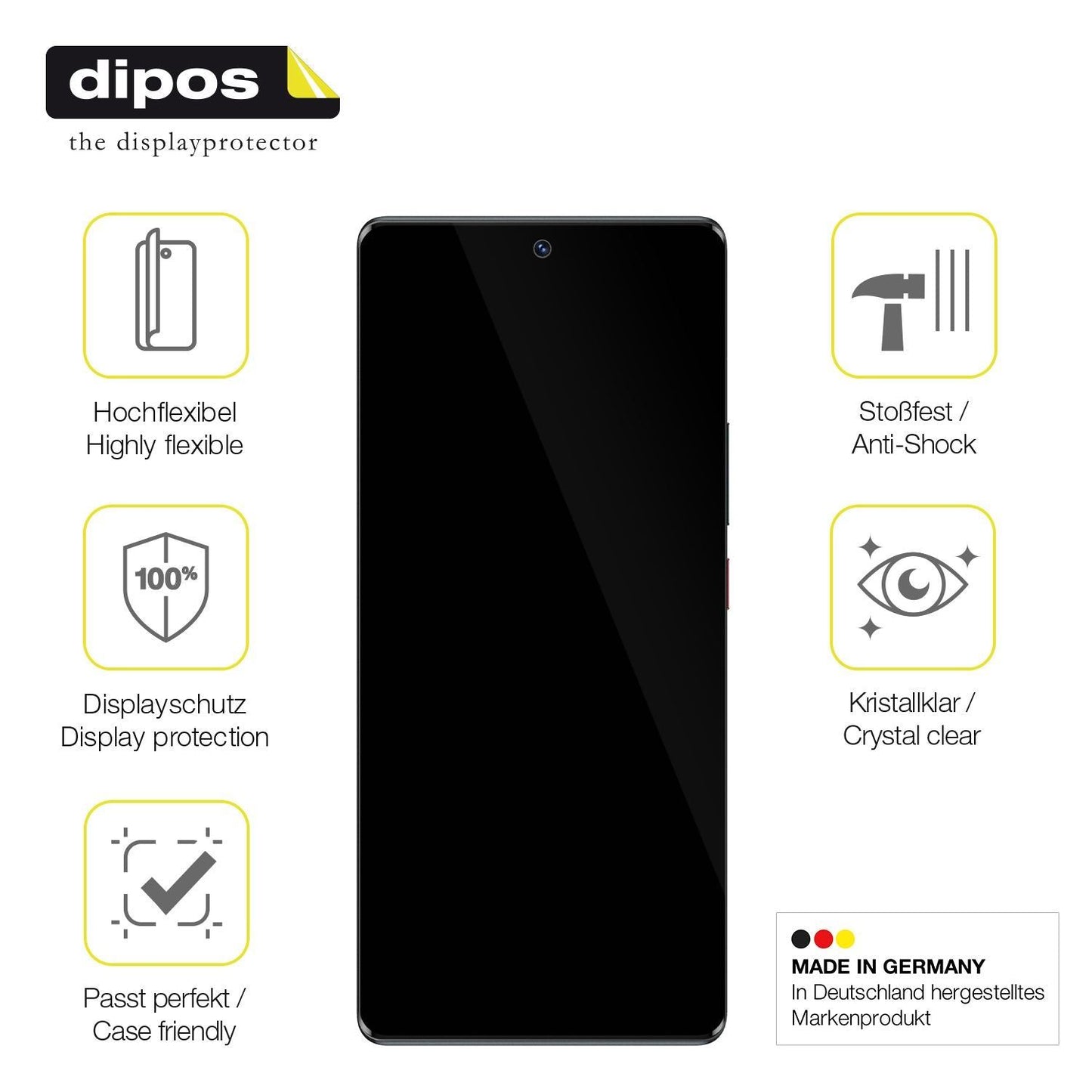 2x 3D Full Cover Schutzfolie für ZTE Blade V50 (7)