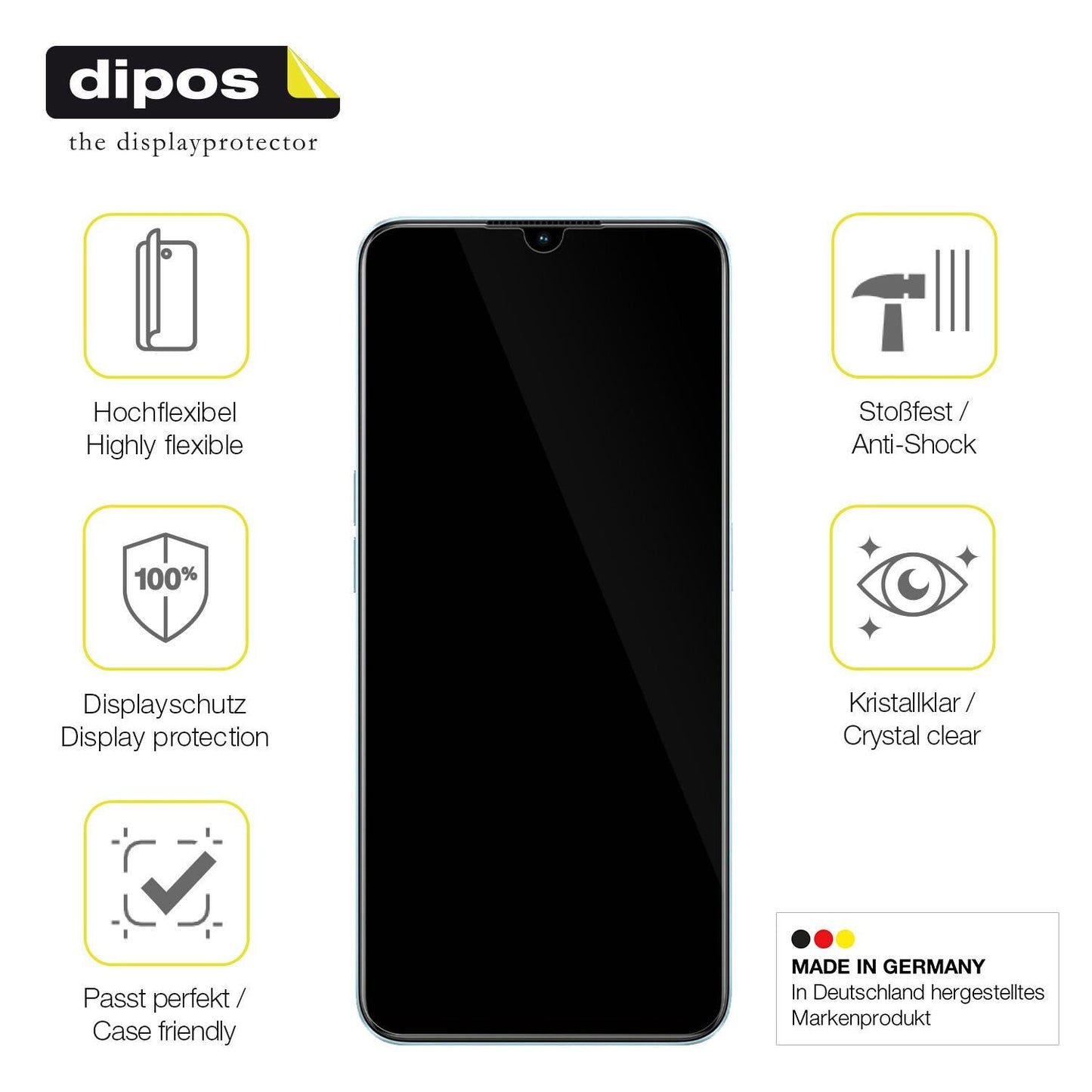 2x 3D Full Cover Schutzfolie für OPPO A78 (7)