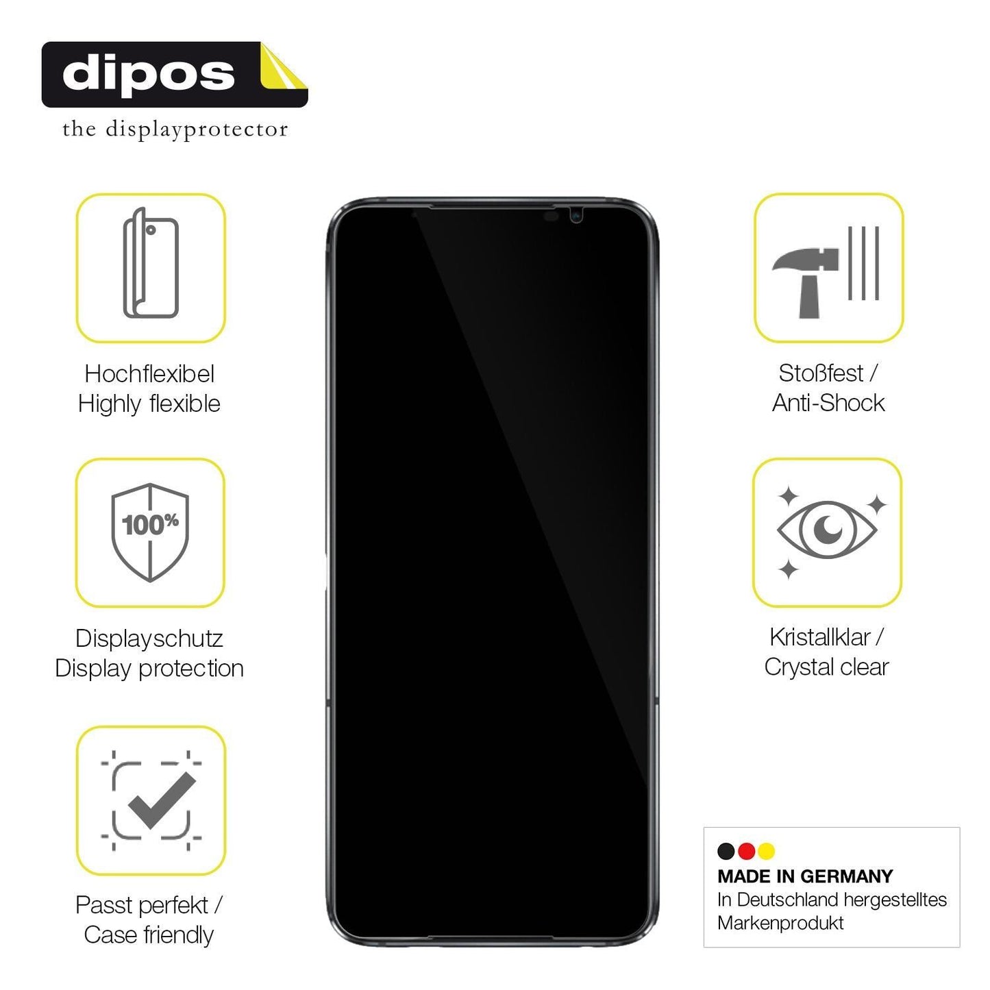 2x 3D Full Cover Schutzfolie für ASUS ROG Phone 6D (7)