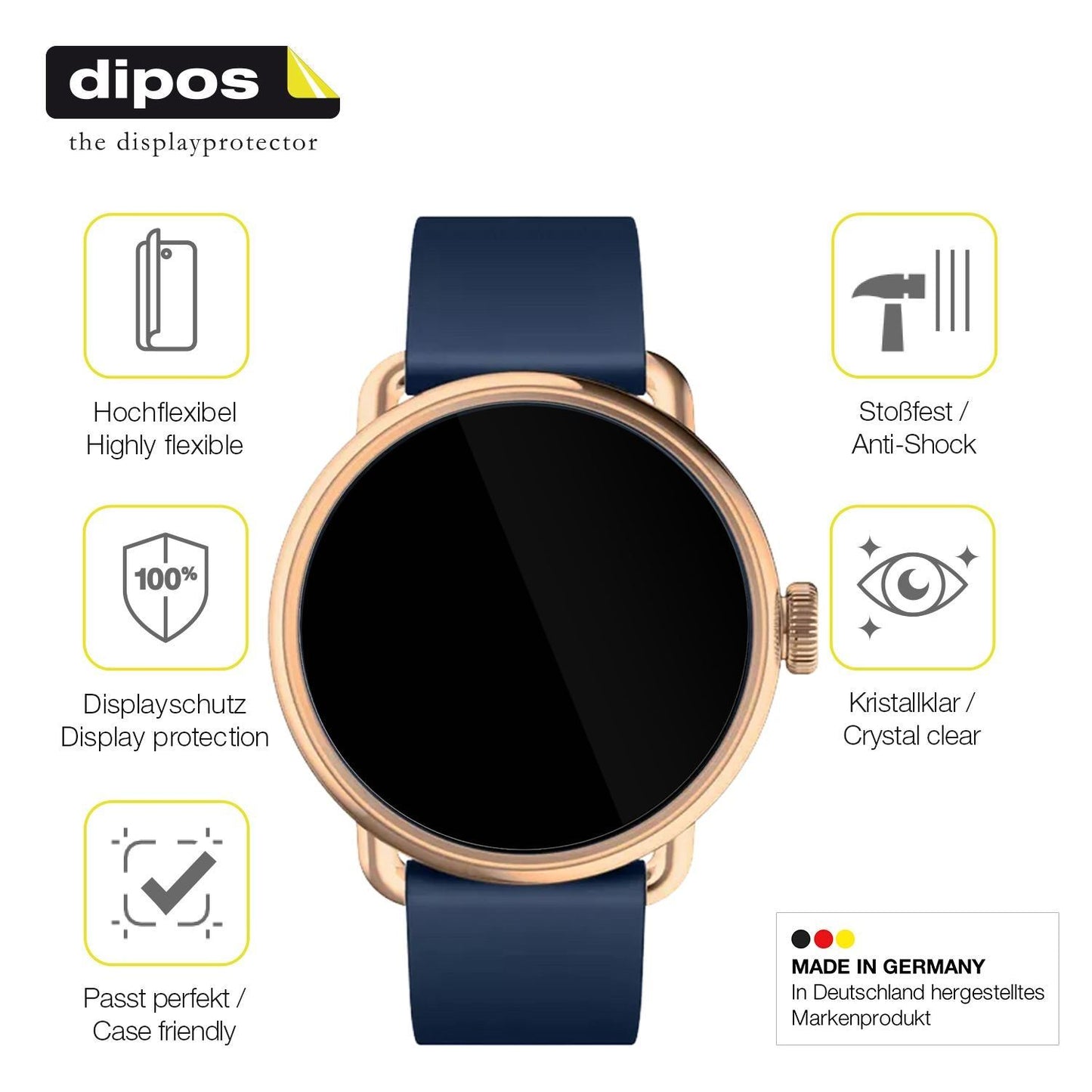 2x 3D Full Cover Schutzfolie für Withings Scanwatc (7)