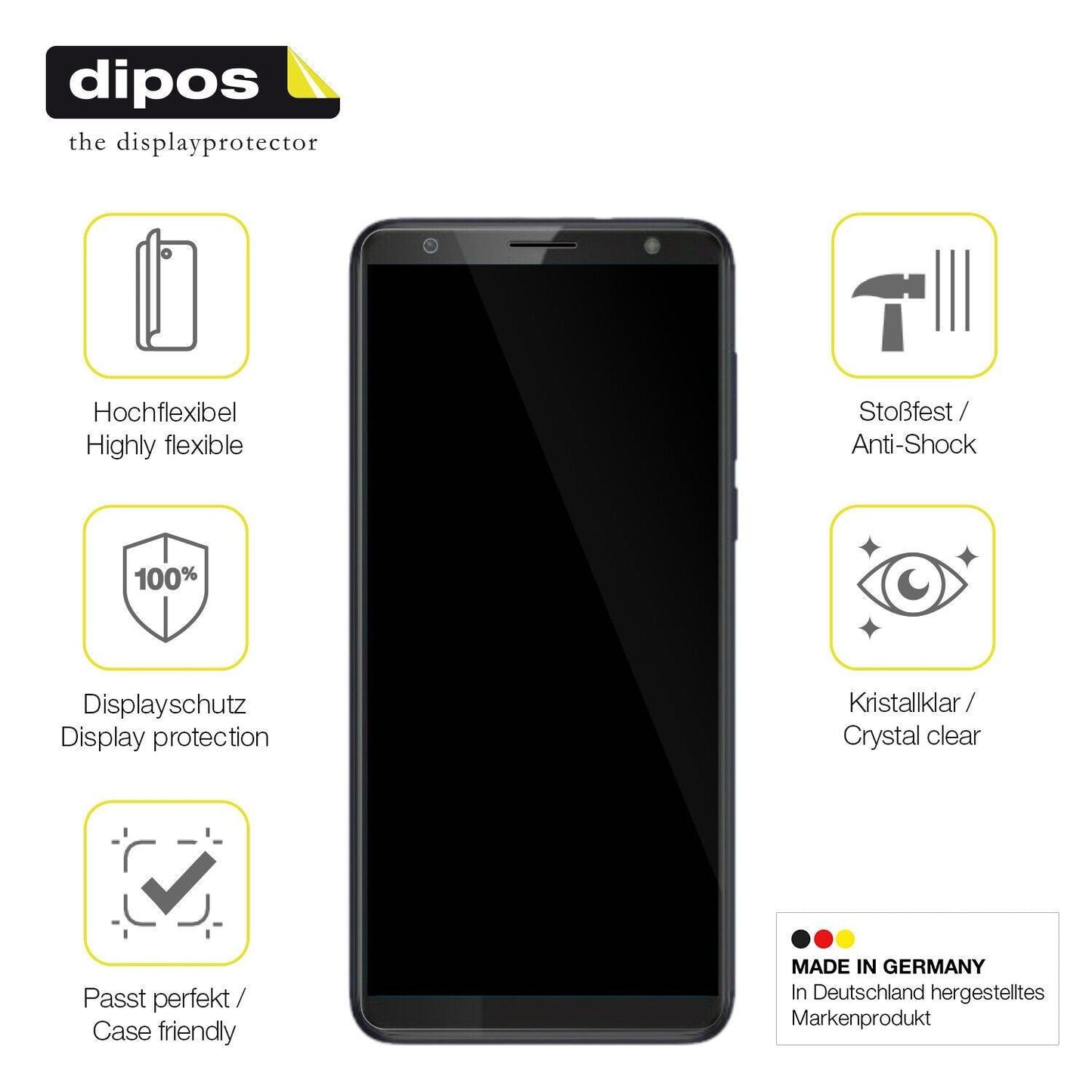 1x 3D Full Cover Schutzfolie für WALTON Primo NH4 (7)