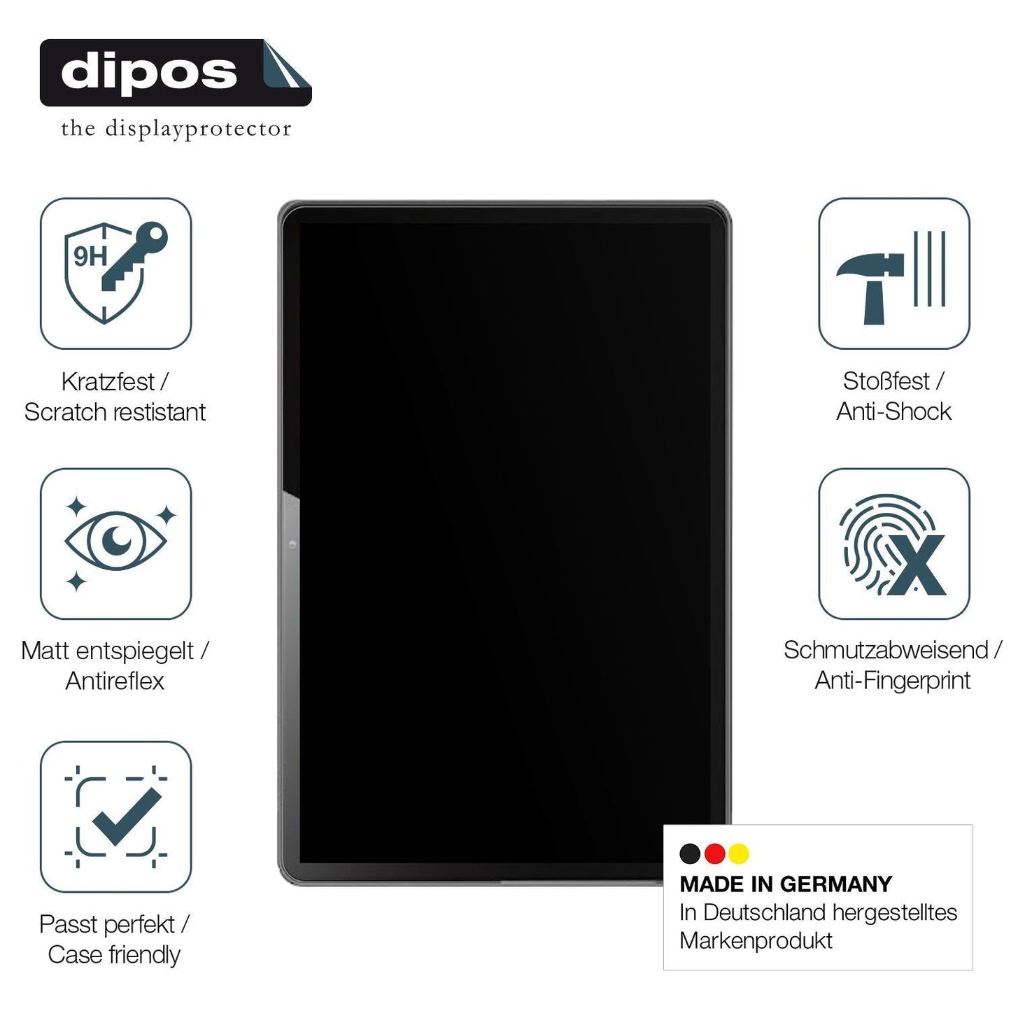 2x 9H Schutzfolie matt für Rebecco K70 Tablet Panz (7)