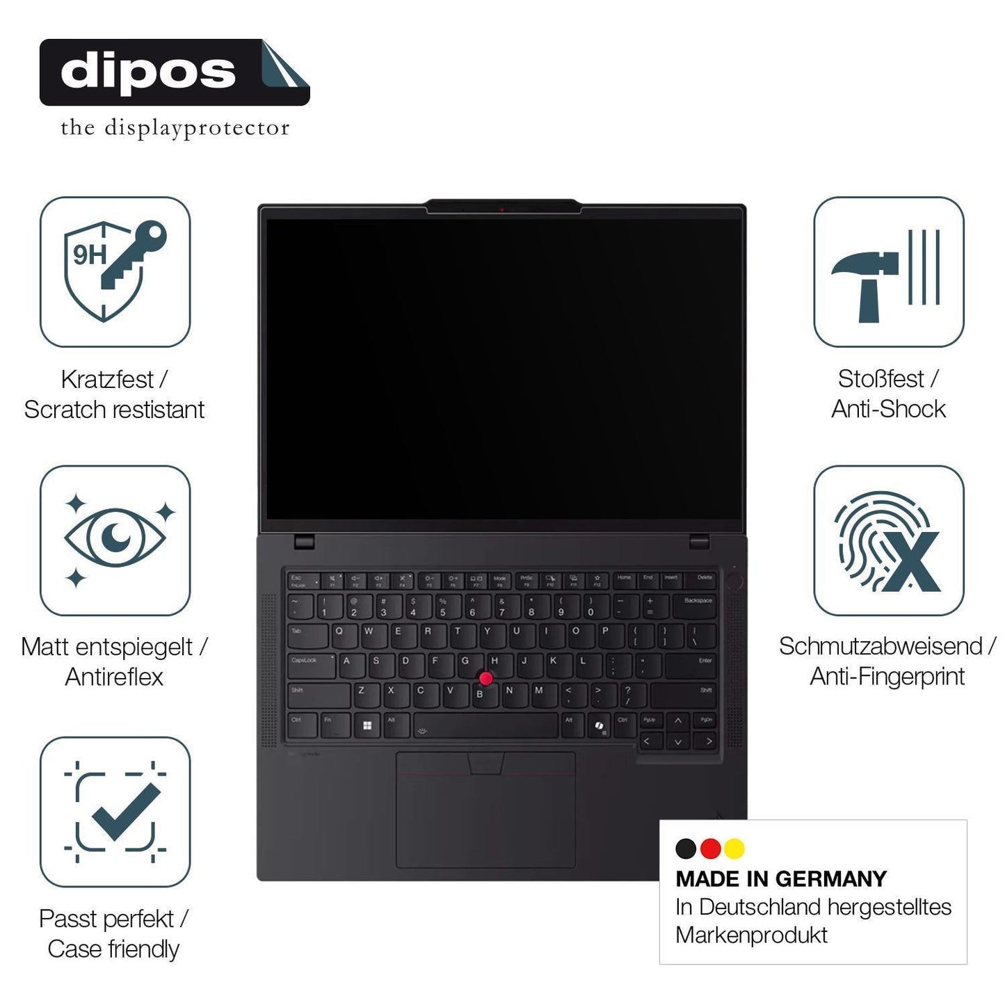 2x 9H Schutzfolie matt für Lenovo Campus ThinkPad (7)