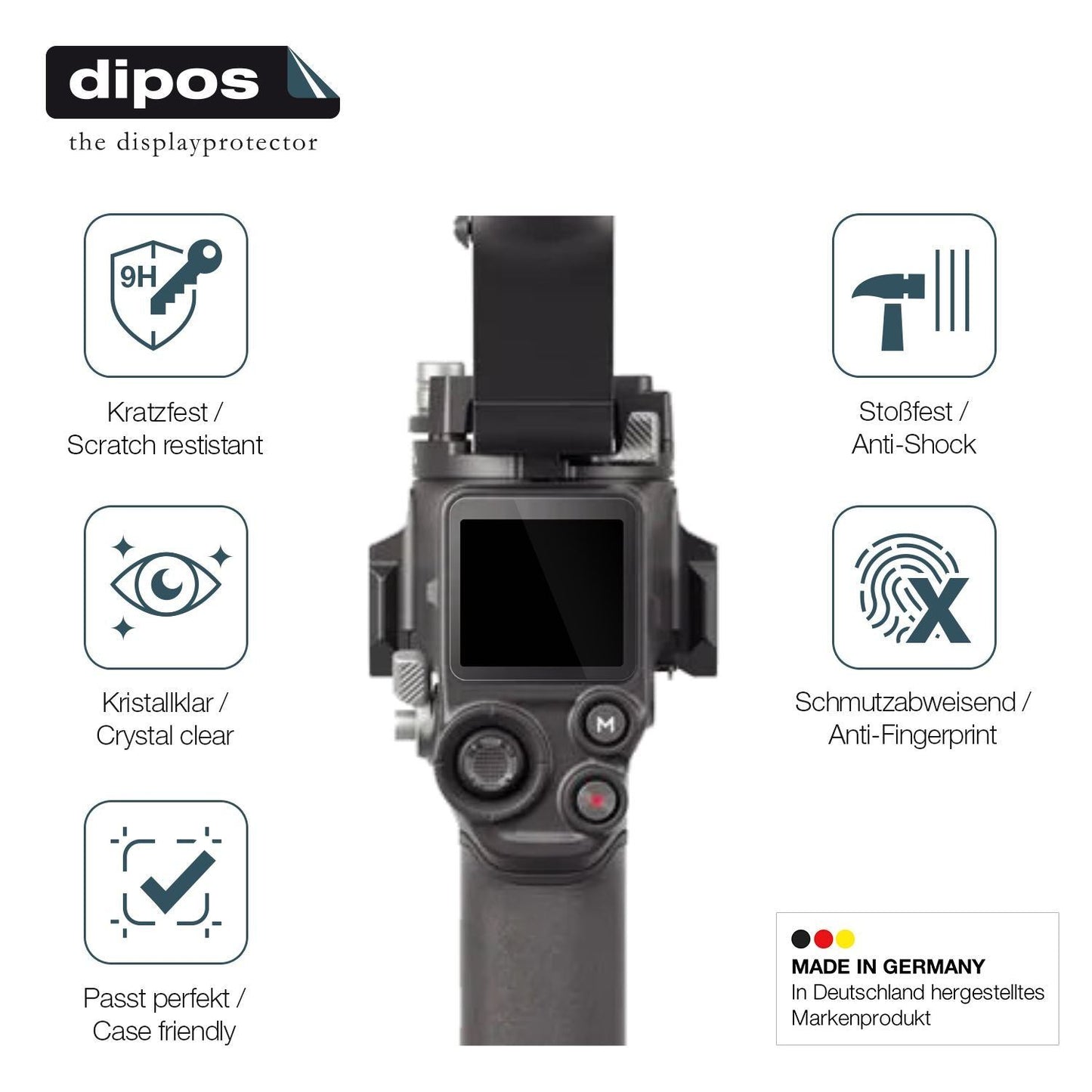 2x 9H Schutzfolie für DJI RS 4 Panzerfolie (7)