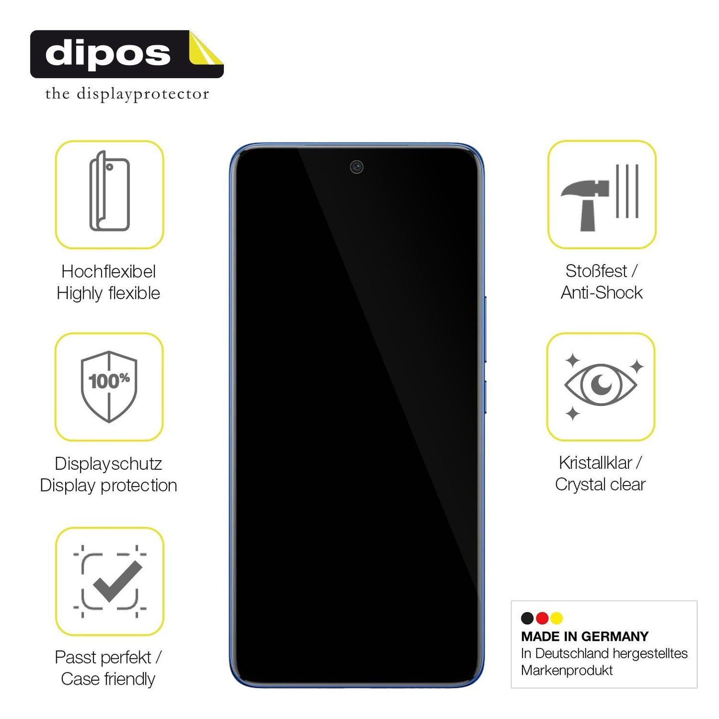 2x 3D Full Cover Schutzfolie für Vivo V50 (7)