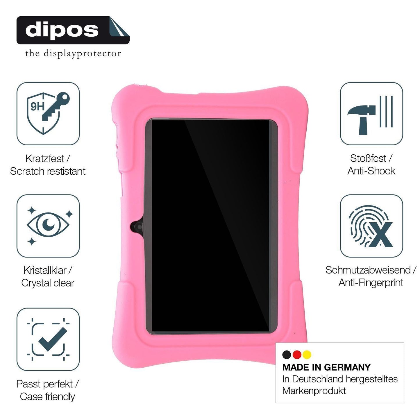 2x 9H Schutzfolie für Plyisty Kids Tablet 7 Zoll P (7)