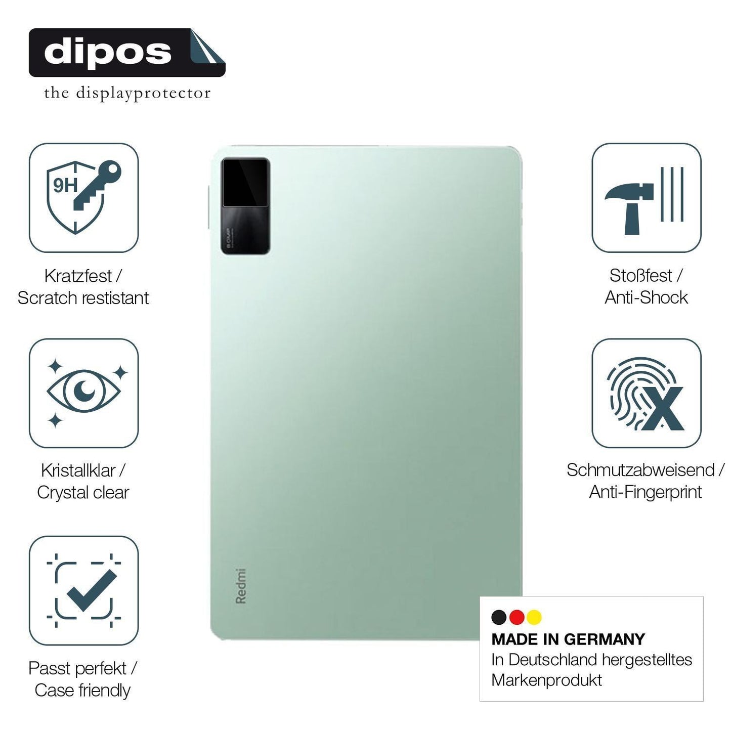 2x 9H Schutzfolie für Xiaomi Redmi Pad SE 11 Zoll (7)