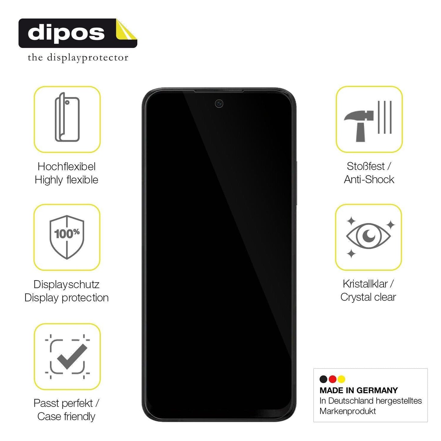 1x 3D Full Cover Schutzfolie für Micromax In Note (7)