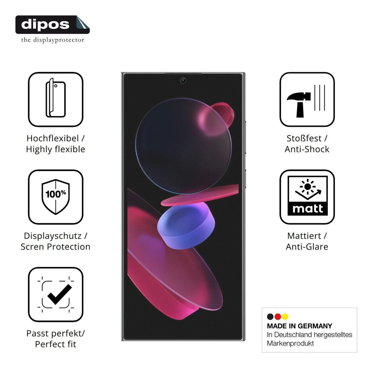 2x Full Cover Schutzfolie matt für Oukitel C62 (7)