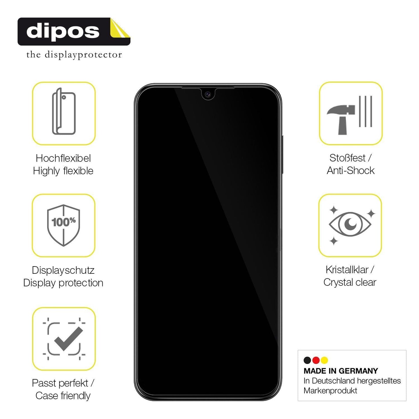 2x 3D Full Cover Schutzfolie für SAMSUNG Galaxy A1 (7)