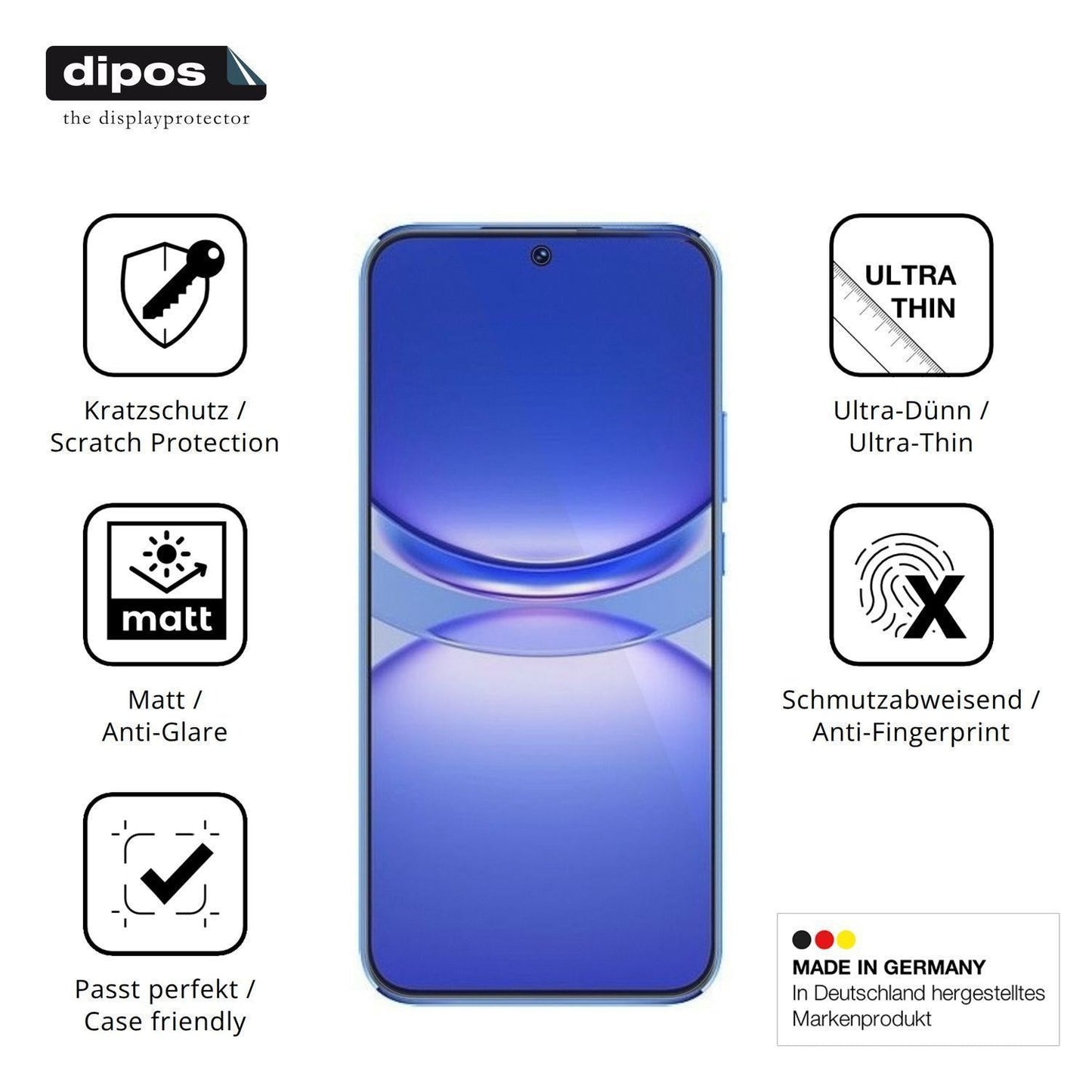 4x Schutzfolie matt für Huawei Nova 12 Lite Displa (7)