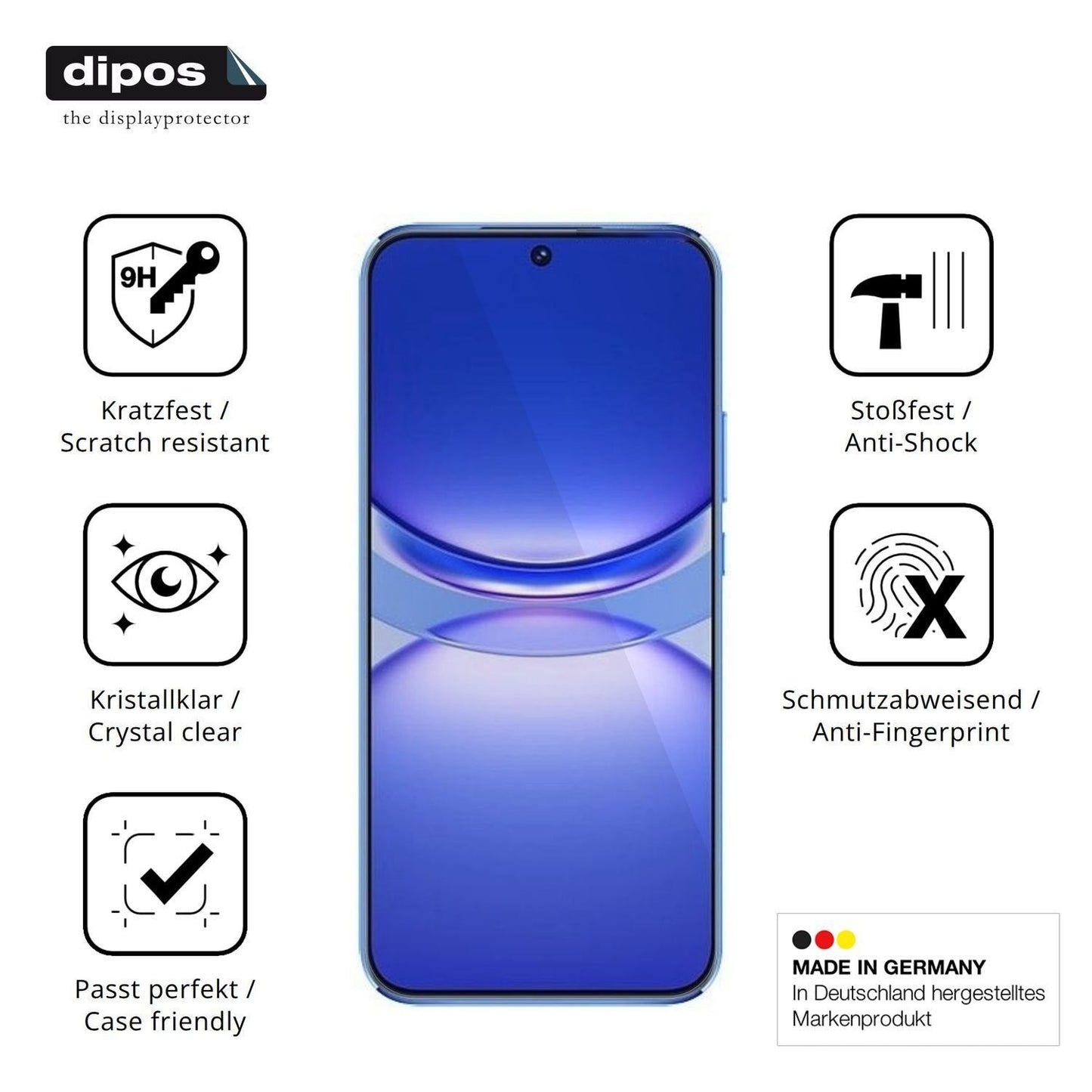 2x 9H Schutzfolie für Huawei Nova 12 Lite Panzerfo (7)