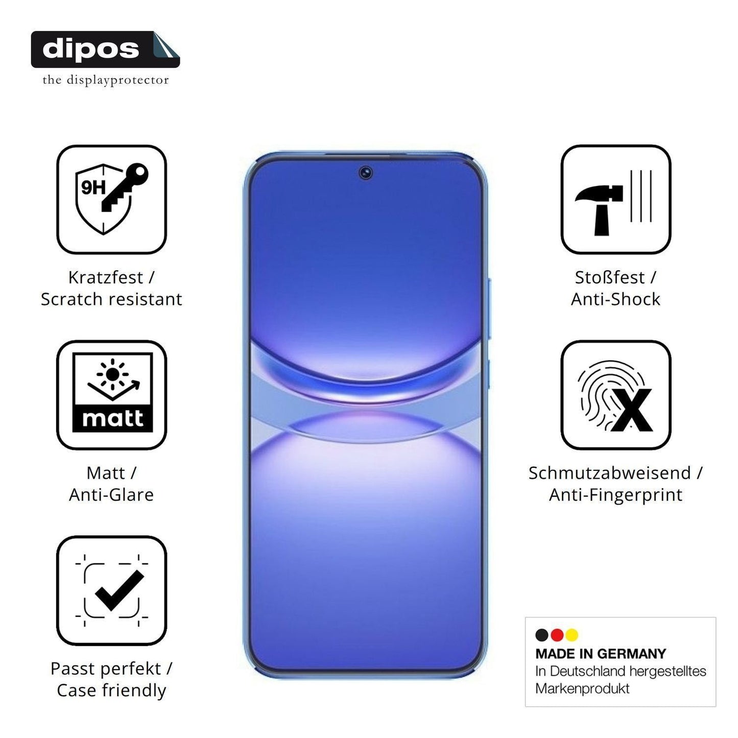 2x 9H Schutzfolie matt für Huawei Nova 12 Lite Pan (7)