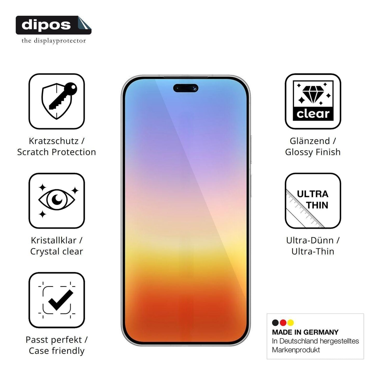 4x Schutzfolie klar für Huawei Pura 90 Display-Sch (7)