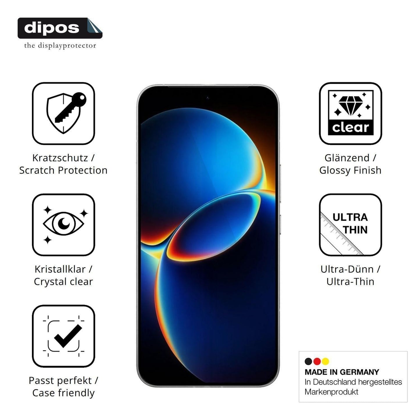 4x Schutzfolie klar für Redmi K90 Max Display-Schu (7)