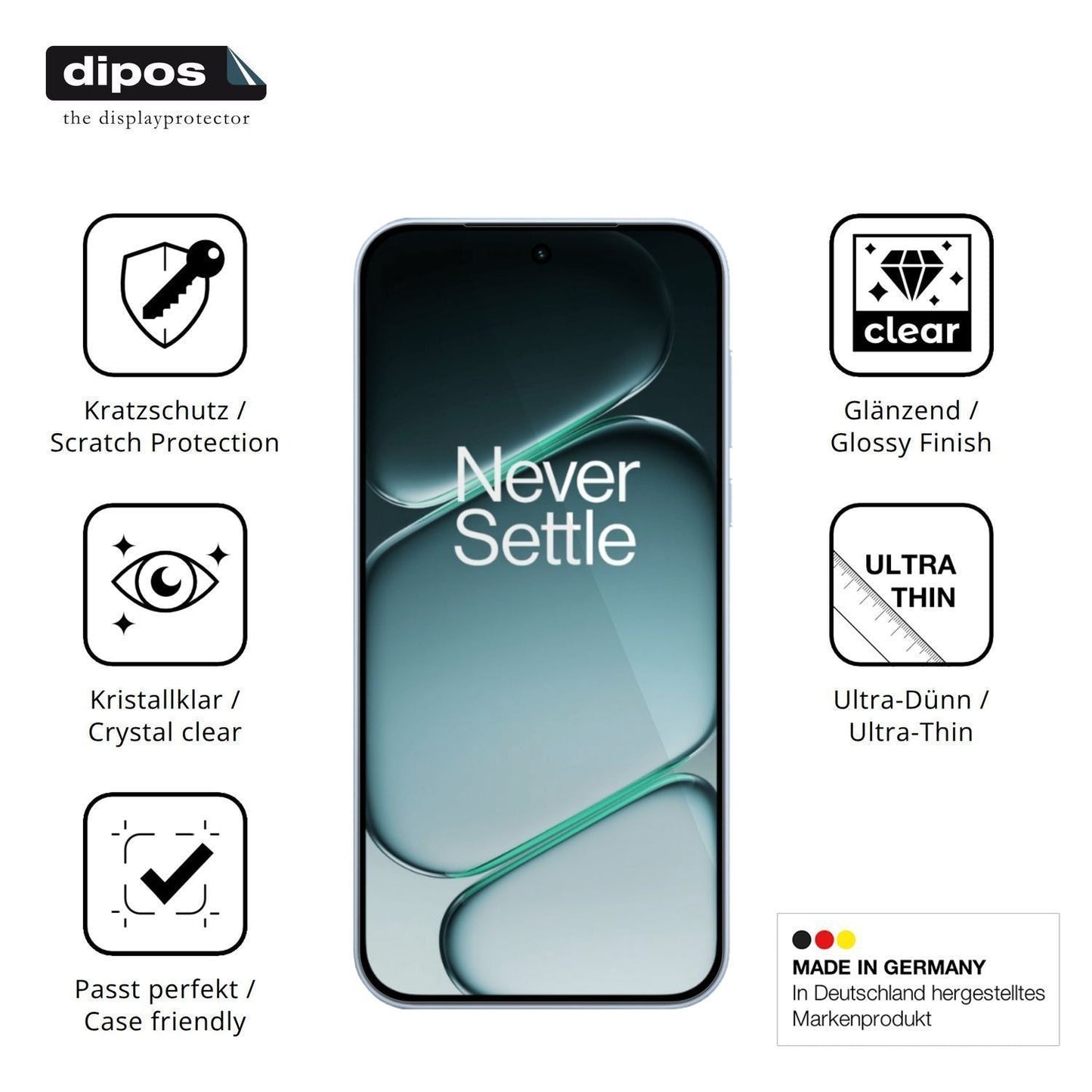 4x Schutzfolie klar für OnePlus Nord CE6 Display-S (7)