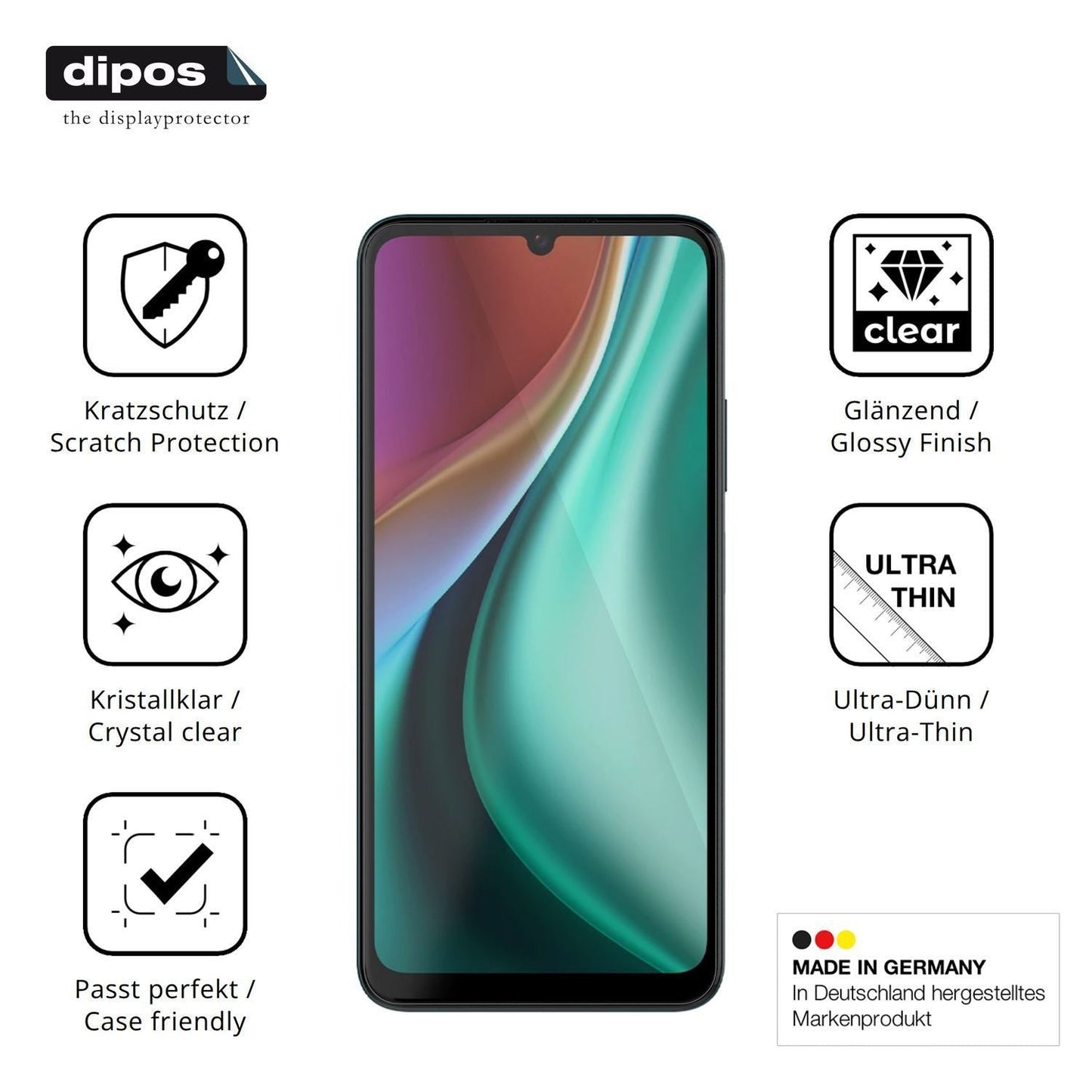 4x Schutzfolie klar für NUU Mobile X10 Display-Sch (7)
