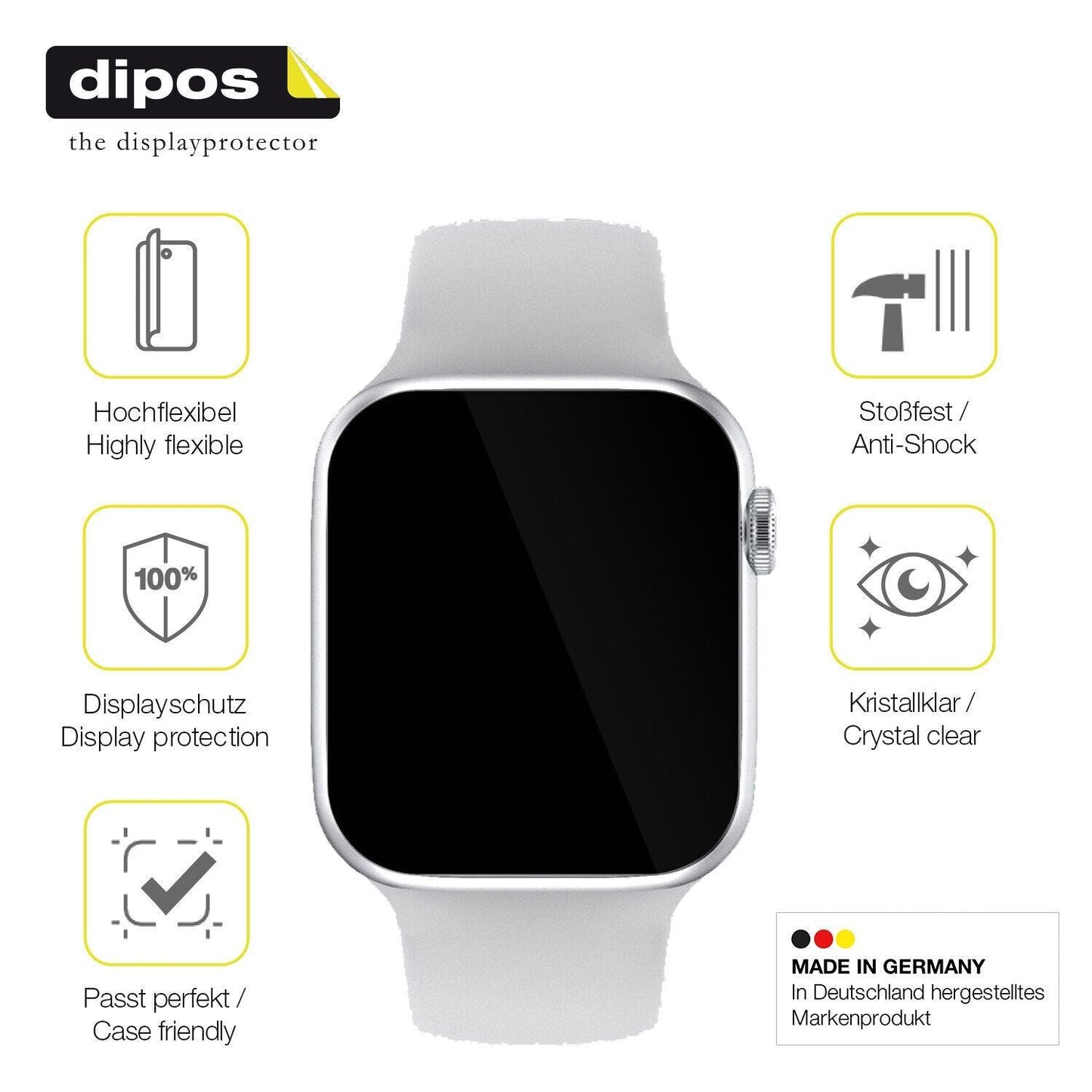 1x 3D Full Cover Schutzfolie für Iwo Watch 7 Pro (7)