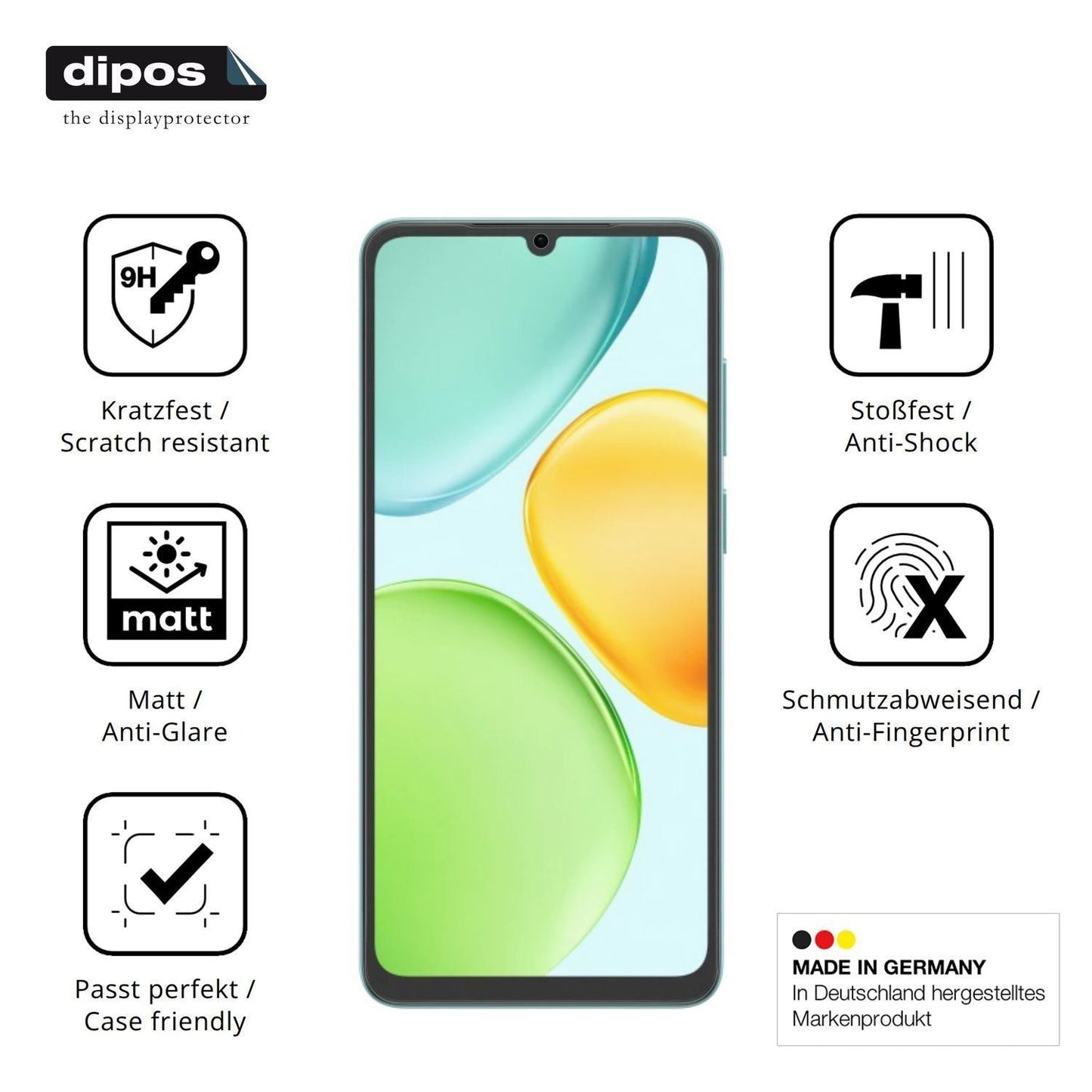 2x 9H Schutzfolie matt für Honor 500 Smart 5G Panz (7)