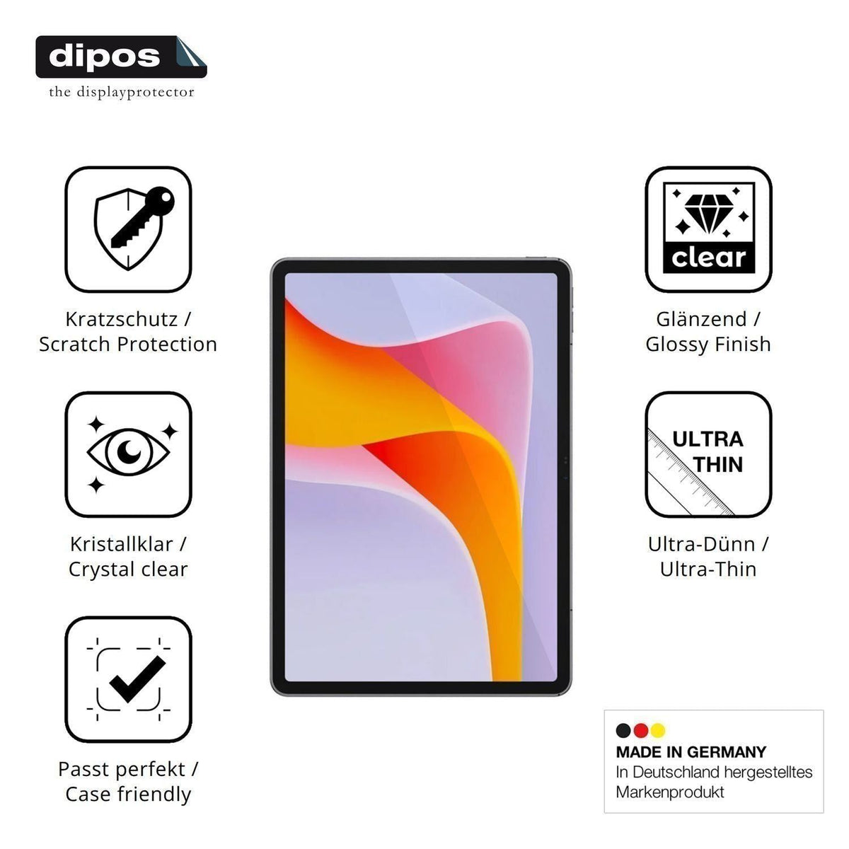 2x Schutzfolie klar für Ulefone Tab A12 Pro Displa (7)