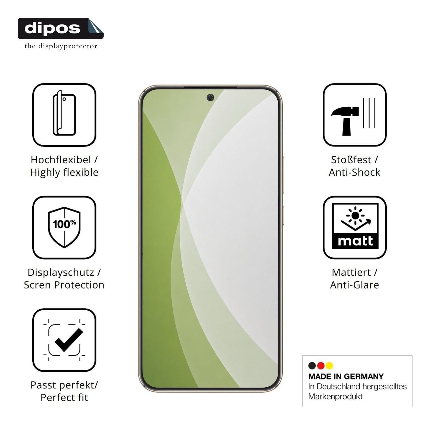 2x Full Cover Schutzfolie matt für Honor X70 Pro M (7)