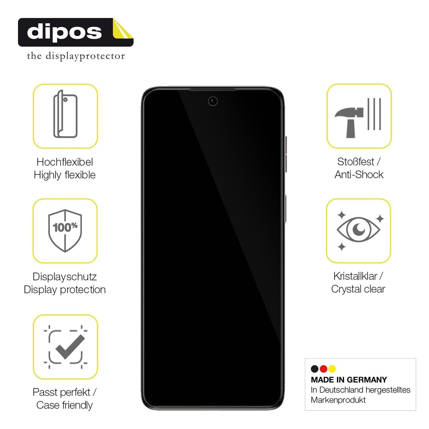 2x 3D Full Cover Schutzfolie für Motorola Moto G42 (7)