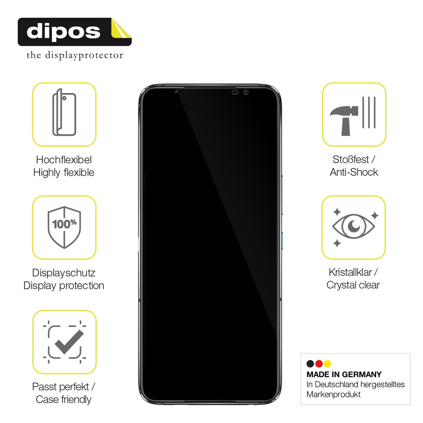 1x 3D Full Cover Schutzfolie für Asus ROG Phone 6 (7)