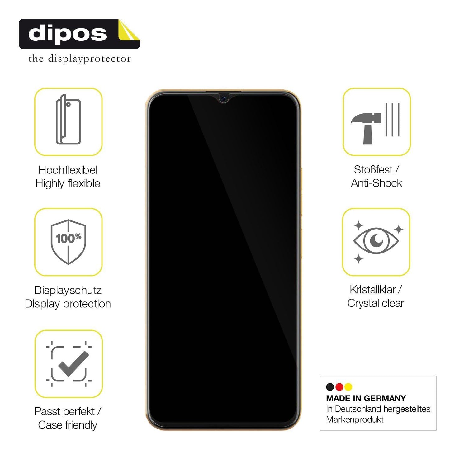 3x 3D Full Cover Schutzfolie für Coolpad Cool 20 P (7)
