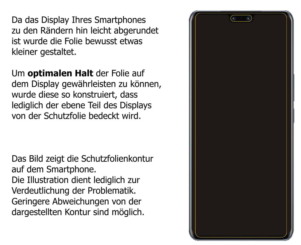 Blickschutzfolie für Vivo V23 Pro matt Schutzfolie (5)