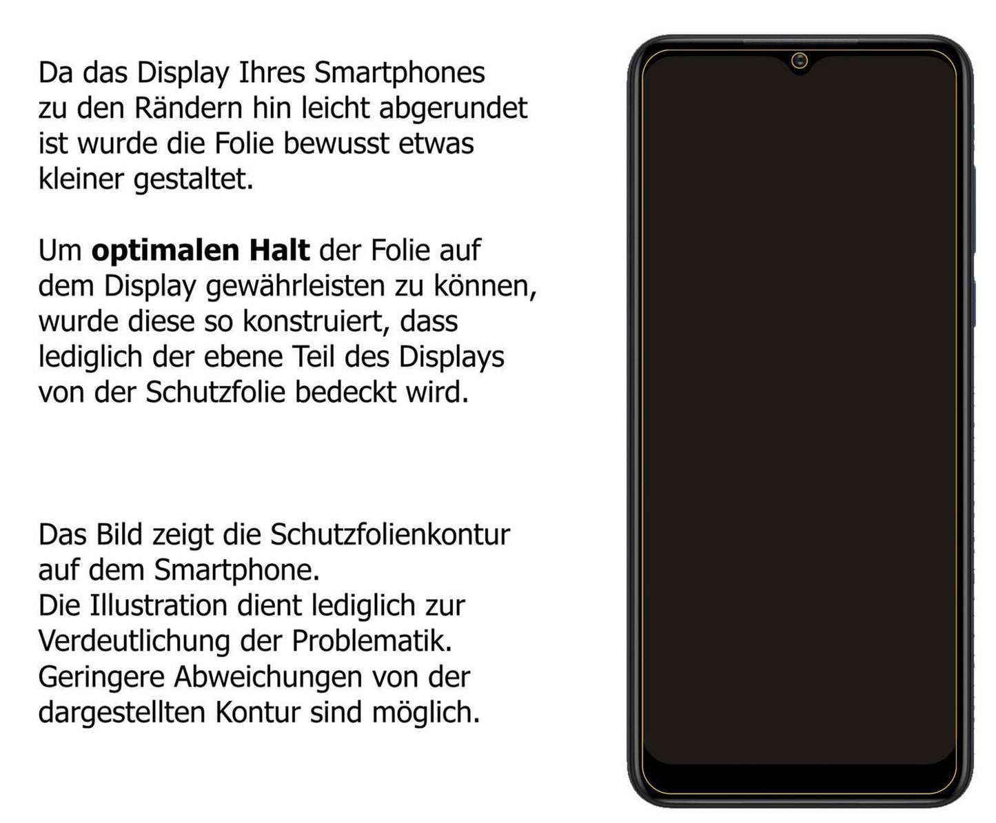 Blickschutzfolie für Motorola Moto G Pure matt Sch (5)