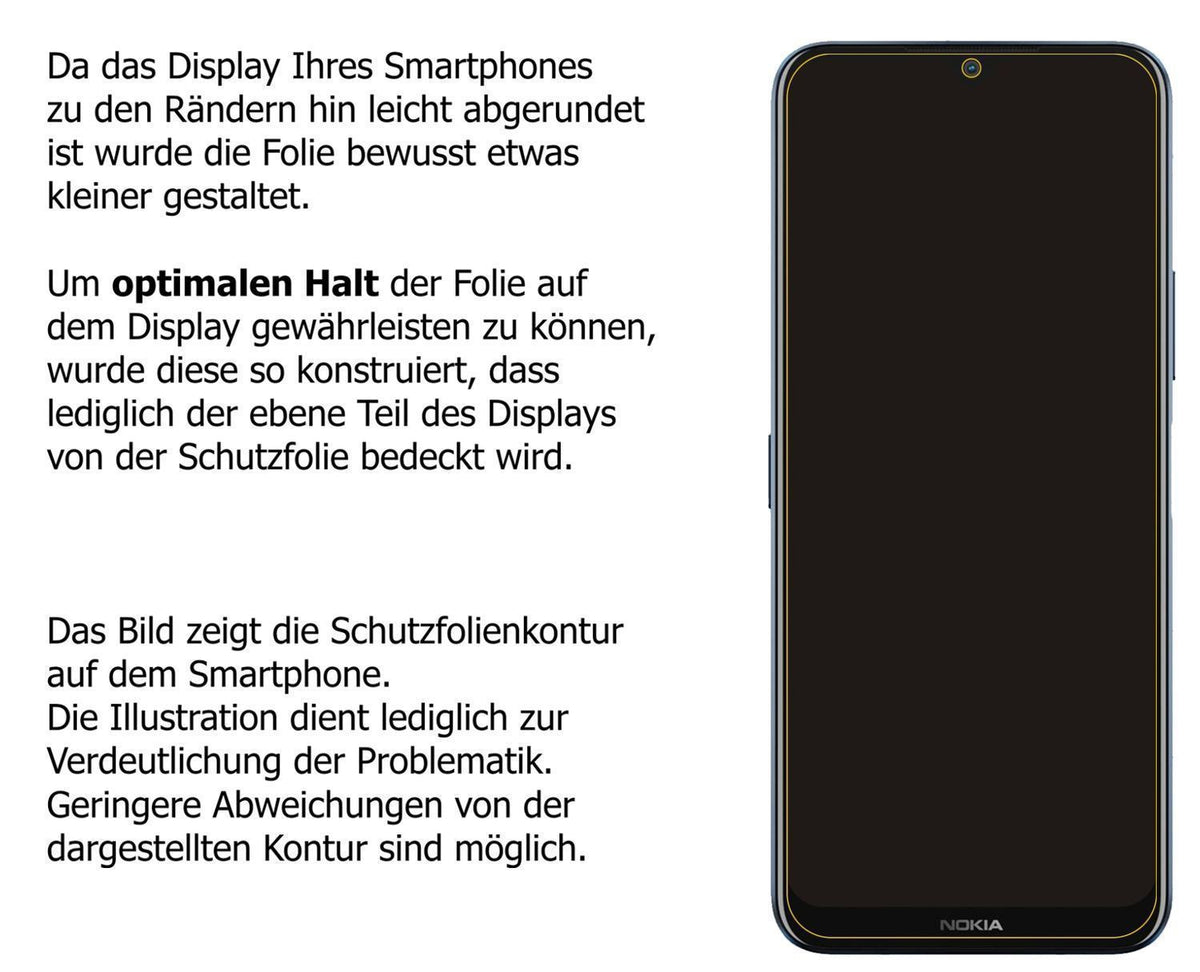 1x Schutzfolie matt für Nokia G50 5G Display-Schut (6)